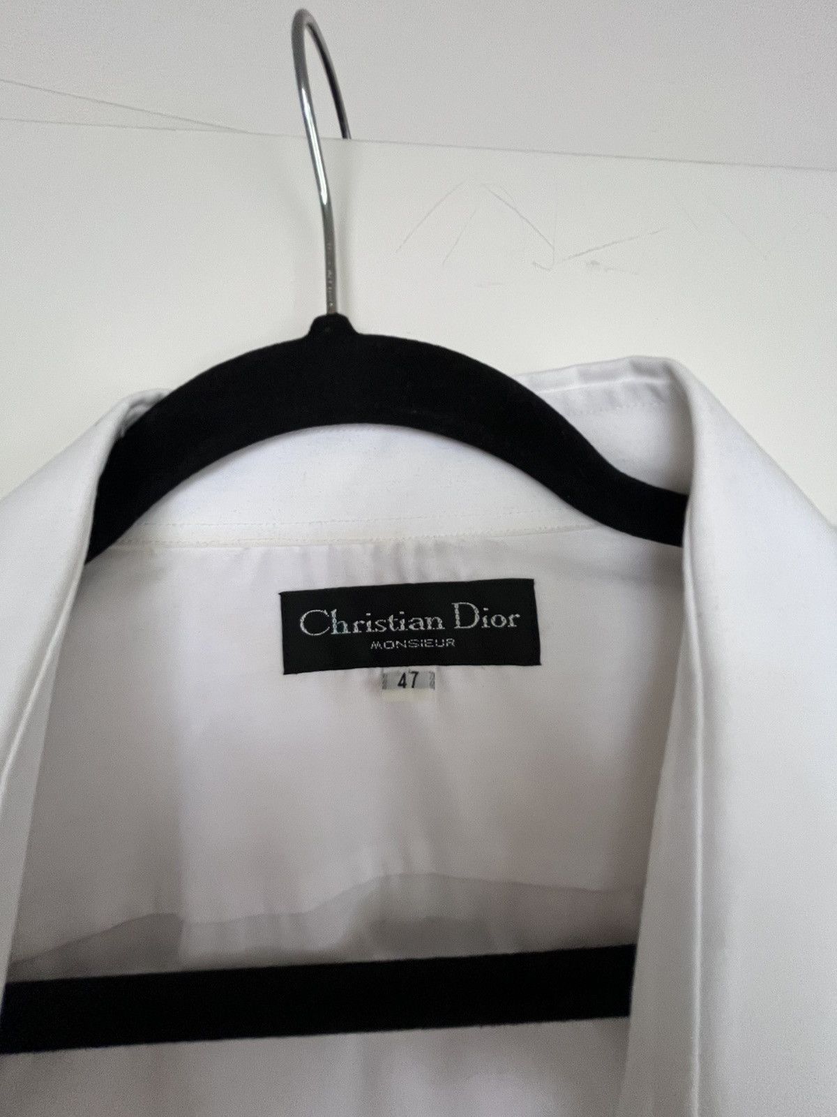 Dior Christian Dior Monsieur Tuxedo Dress Shirt 47 Size 48R - 2 Thumbnail