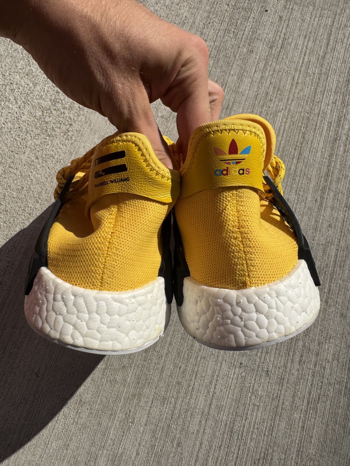 Adidas × Pharrell ADIDAS HUMAN RACE NMD YELLOW OG ORIGINAL SIZE 9.5 CLEAN Size US 9.5 / EU 42-43 - 4 Thumbnail