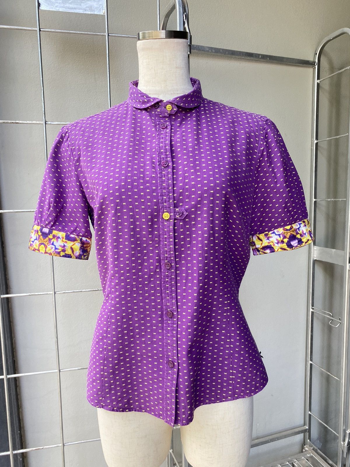 Paul Smith Paul Smith black label purple shirt Size S / US 4 / IT 40 - 1 Thumbnail