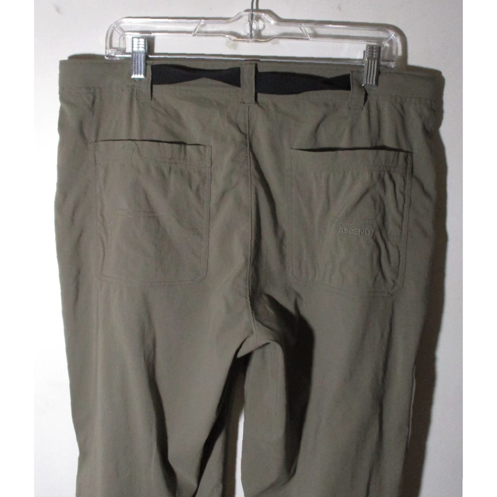 ASCENO ASCEND Taupe Tan Cargo Hiking Pants Men's 36X30 Cargo Pants Regular Taupe Nylon 36W 30L Mens Vintage No N/A Size US 36 / EU 52 - 4 Thumbnail