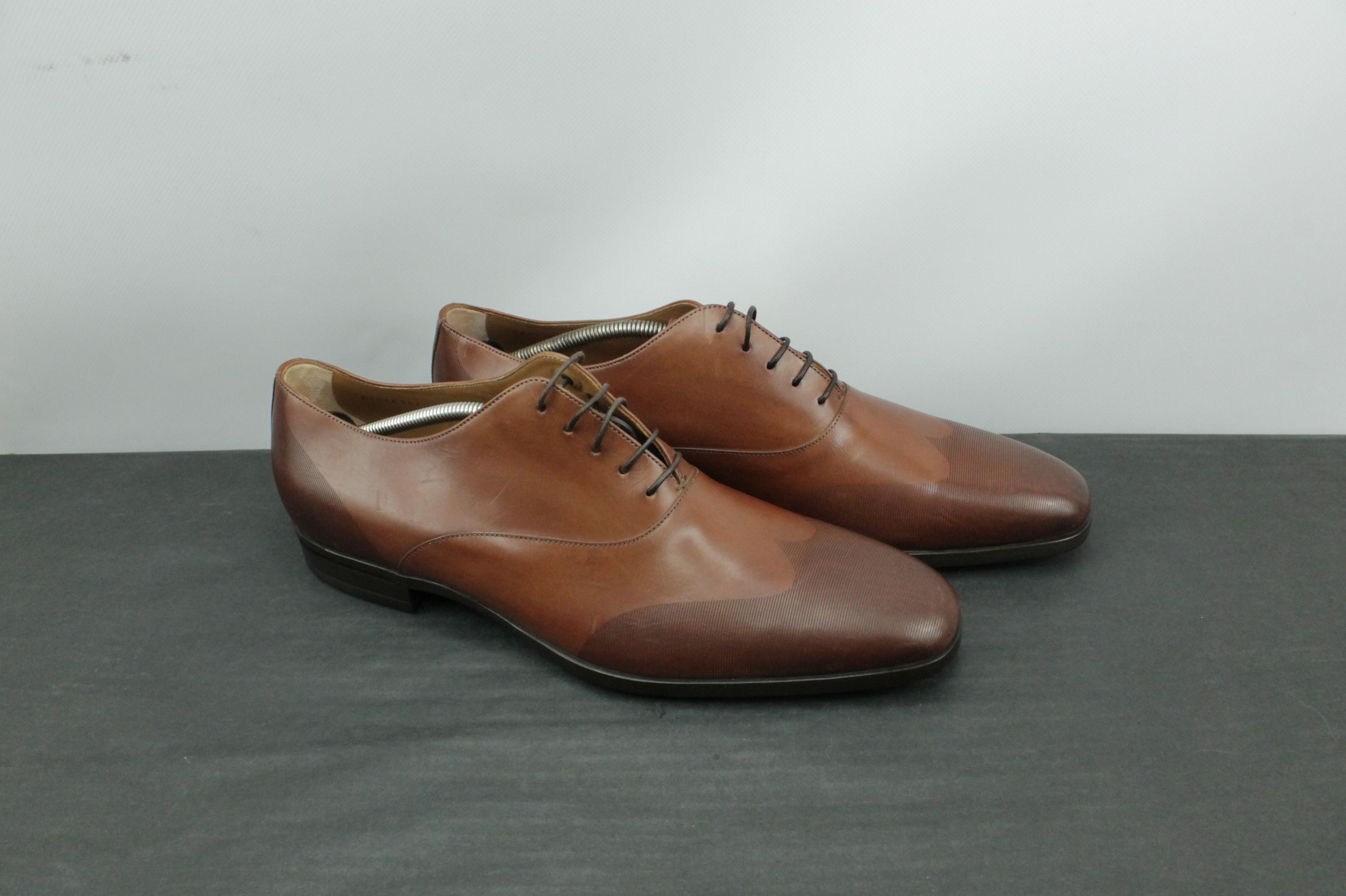 Hugo Boss Kensington Oxford Formal Brown Leather Shoes, Men's (Size 13)