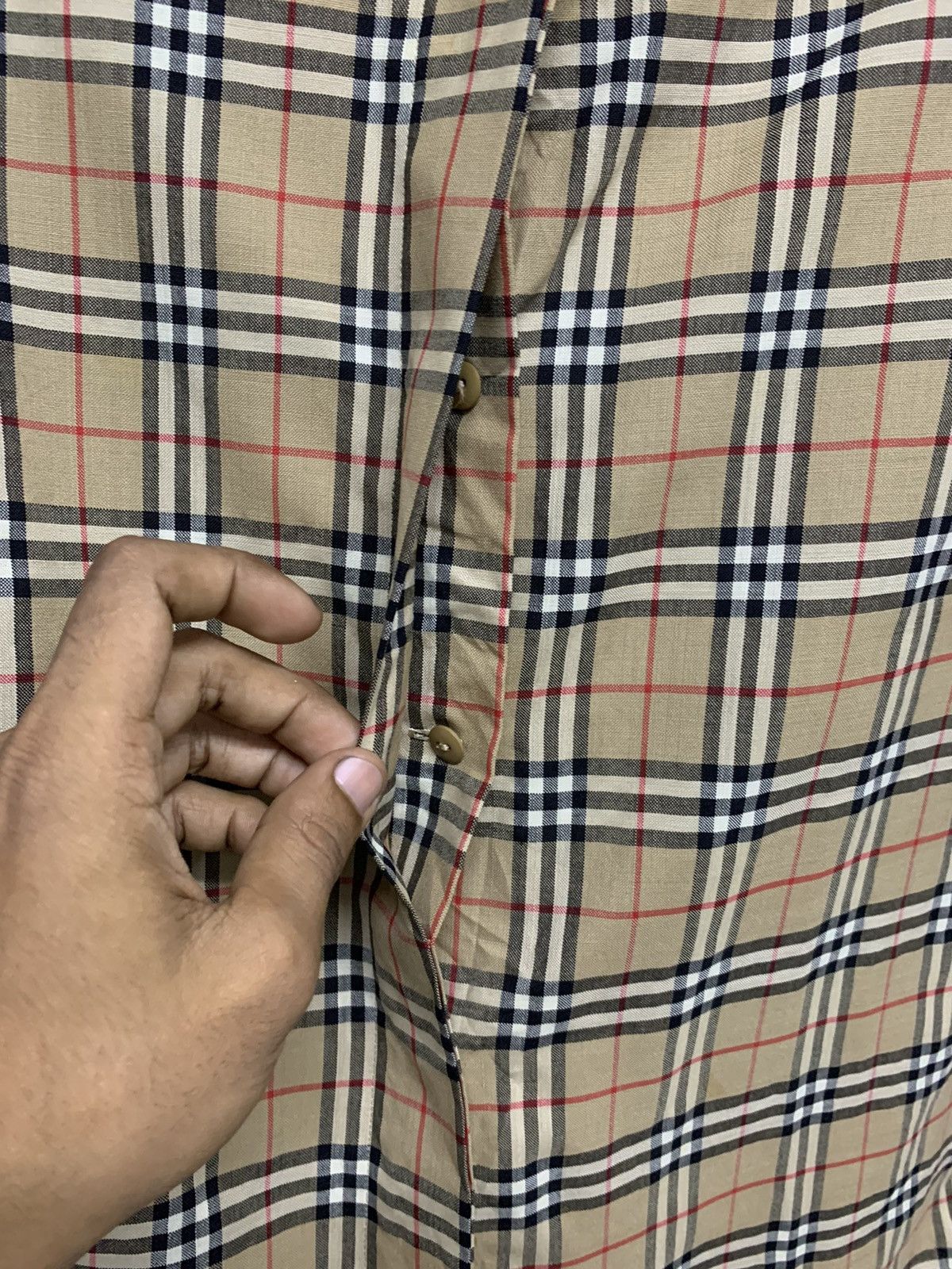 Burberry × Japanese Brand × Vintage VINTAGE BURBERRY NOVACHECK WOOL BUTTON UP SHIRT Size US M / EU 48-50 / 2 - 12 Thumbnail