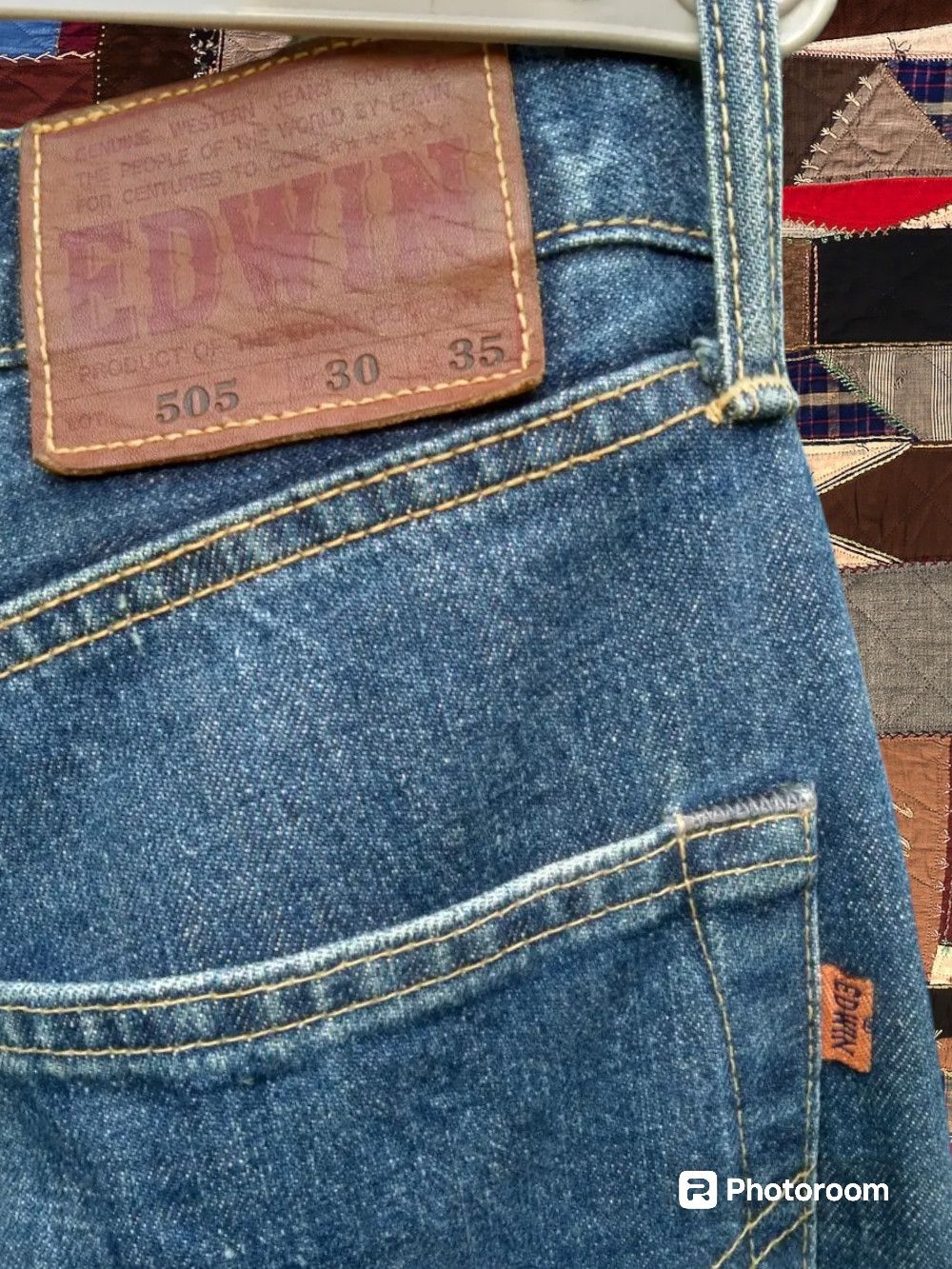 Edwin × If Six Was Nine VINTAGE EDWIN 505 SELVEDGE JEANS JAPAN DISTRESSED Size US 30 / EU 46 - 5 Thumbnail