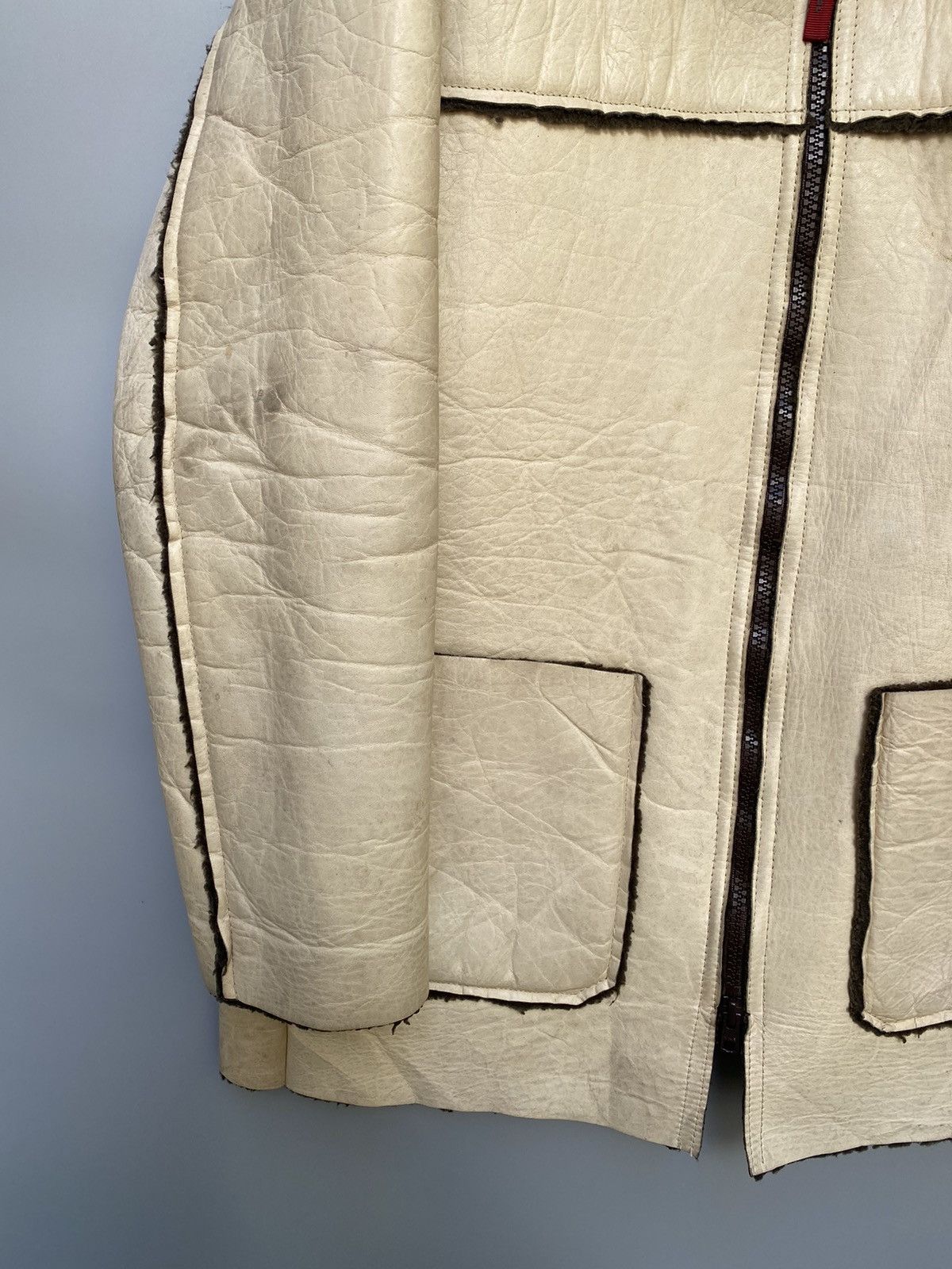 20471120 × Hysteric Glamour × Japanese Brand Archive 291295 Homme Shearling Leather Jacket Size US M / EU 48-50 / 2 - 3 Thumbnail