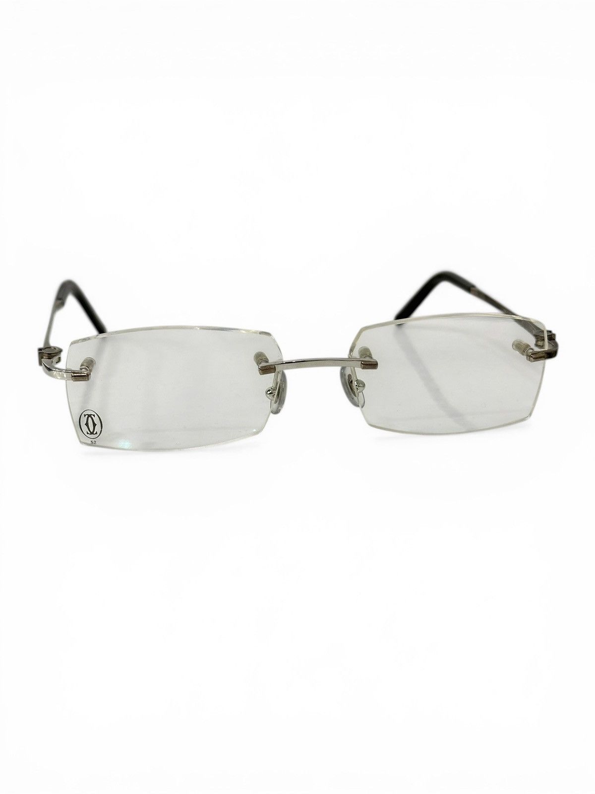 Cartier Cartier Silver Rimless Glasses Size ONE SIZE - 3 Thumbnail