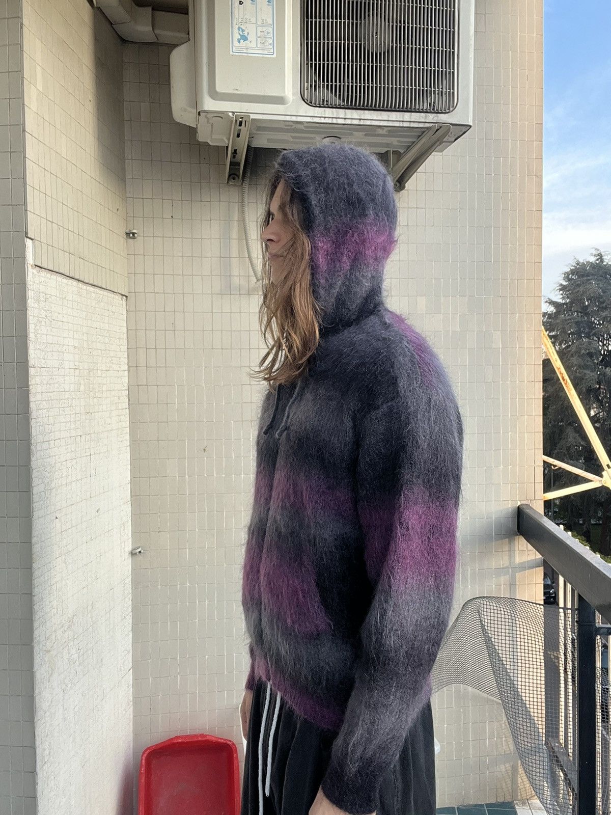 Supreme®/Hysteric Glamour Mohair Zip Up Hooded Sweater