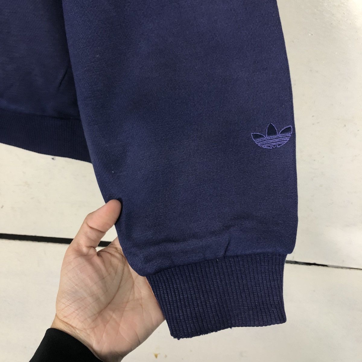 Adidas 📌Vintage Adidas Sweatshirt Half Button Anorak Big Logo Size US L / EU 52-54 / 3 - 14 Thumbnail