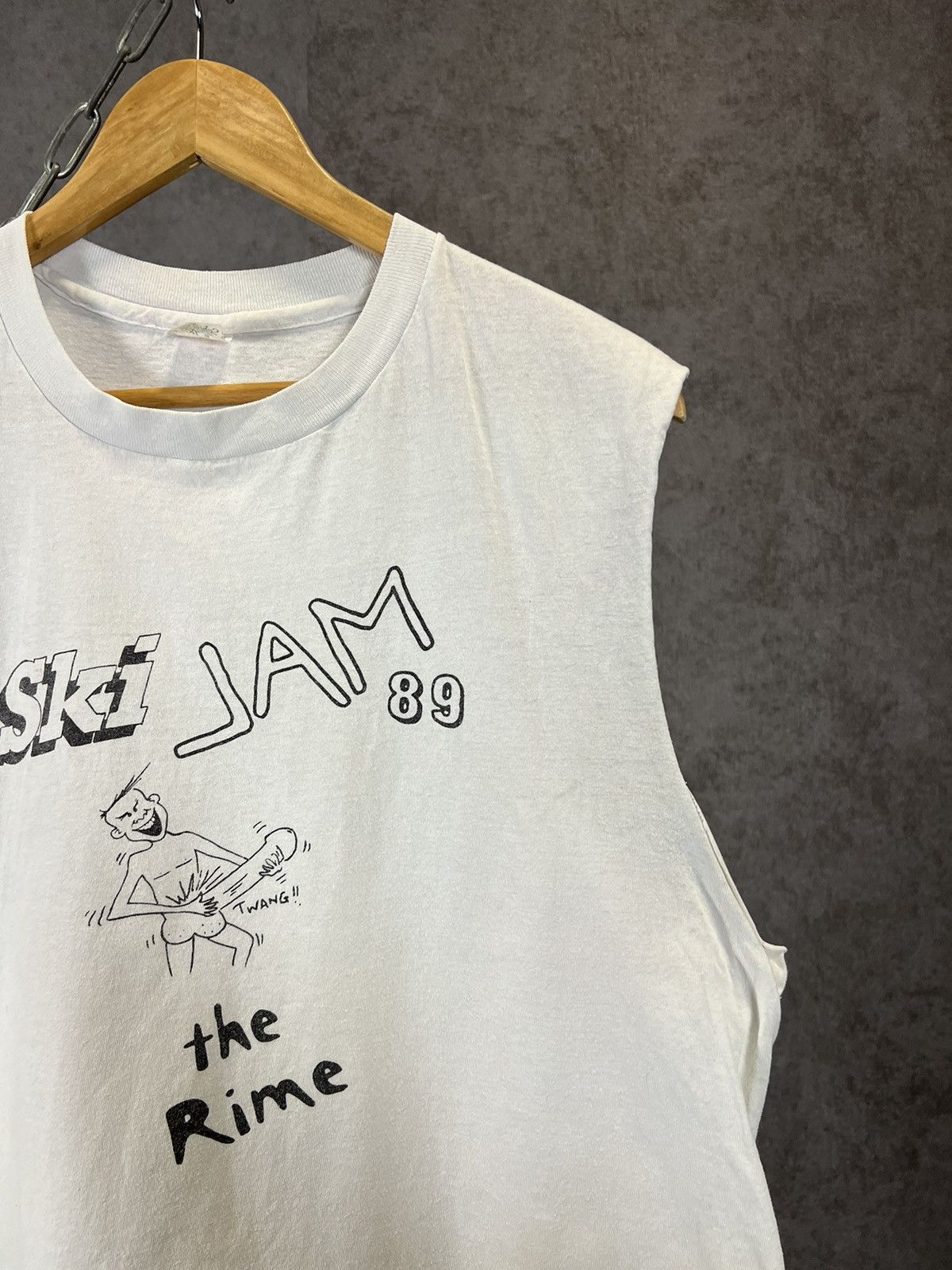 Hanes × Vintage Ski Jam 1989 made in USA vintage Hanes tank top Size US L / EU 52-54 / 3 - 2 Thumbnail