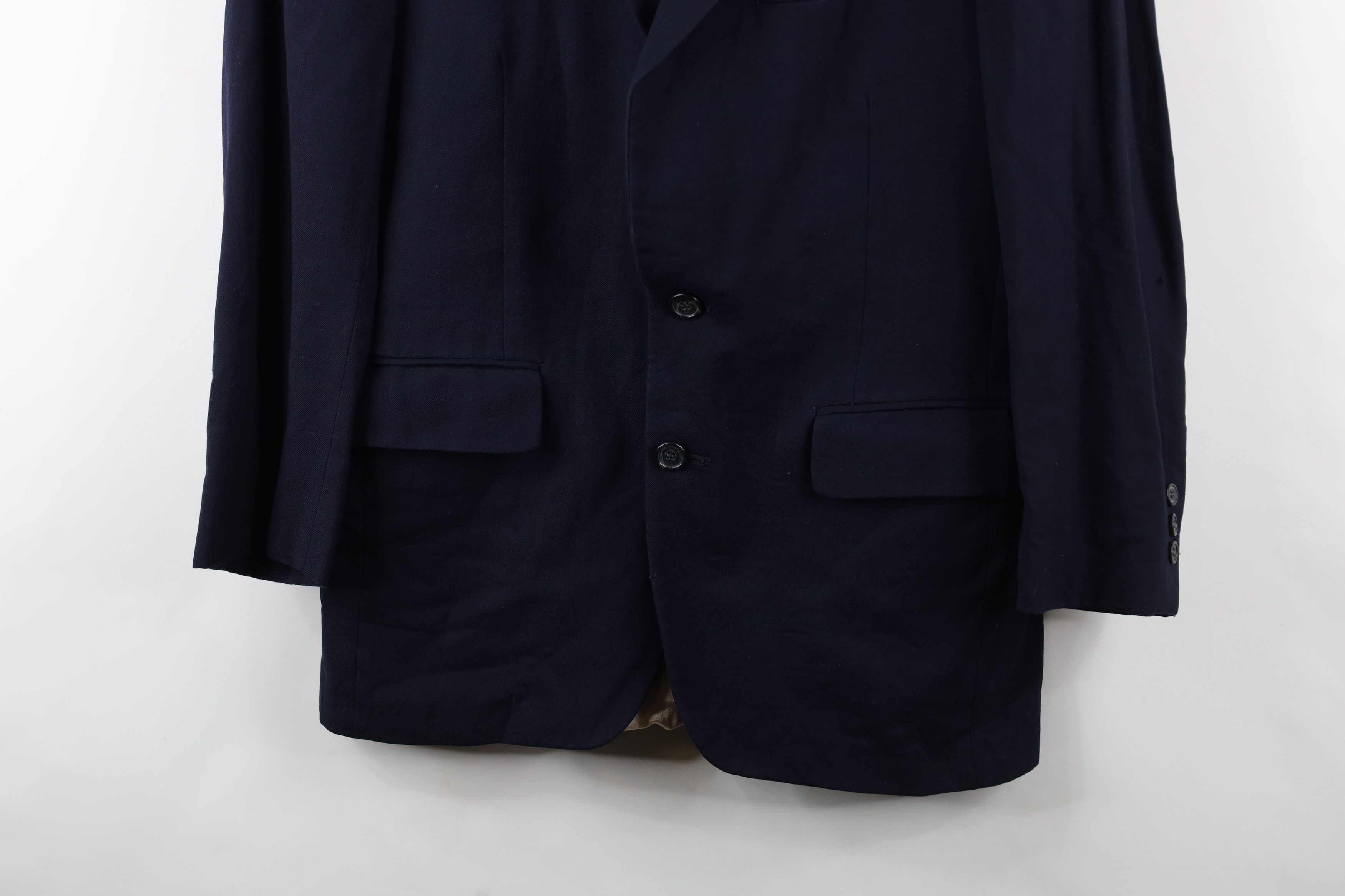 Calvin Klein × Vintage Vintage 80s Calvin Klein Wool 2 Button Suit Coat Jacket USA Size US L / EU 52-54 / 3 - 3 Thumbnail