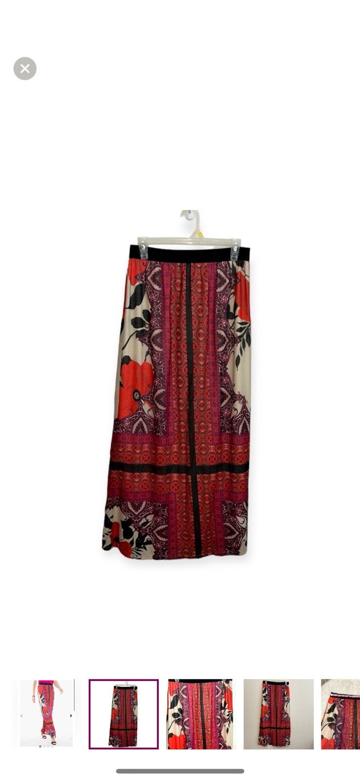 Chicos Chicos small mixed media print skirt Size 27" / US 4 / IT 40 - 1 Thumbnail