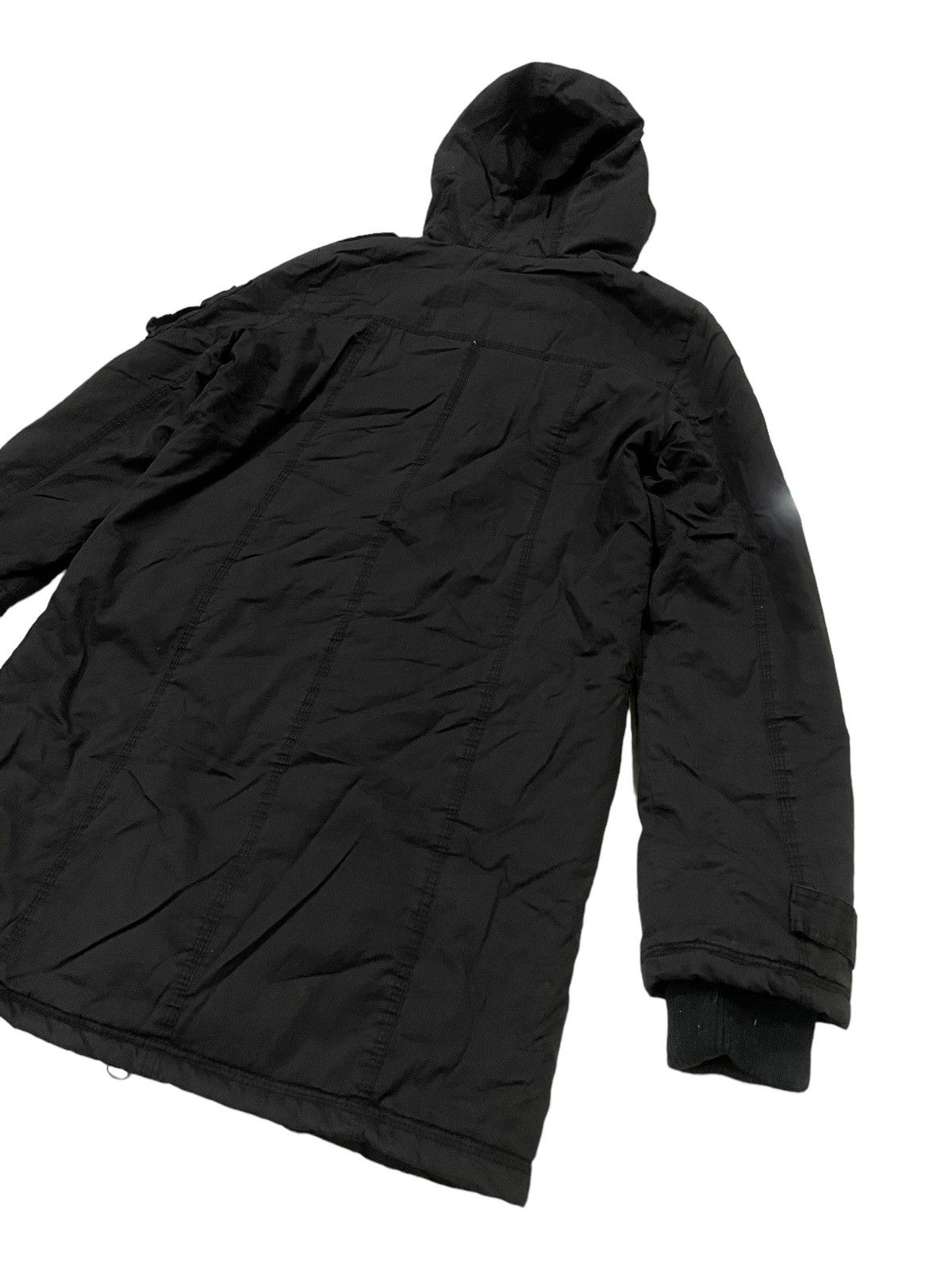 Japanese Brand × Vintage Tribe Faux Fur Puffer Hood Bondage Punk Buckle Jacket Size US M / EU 48-50 / 2 - 8 Thumbnail