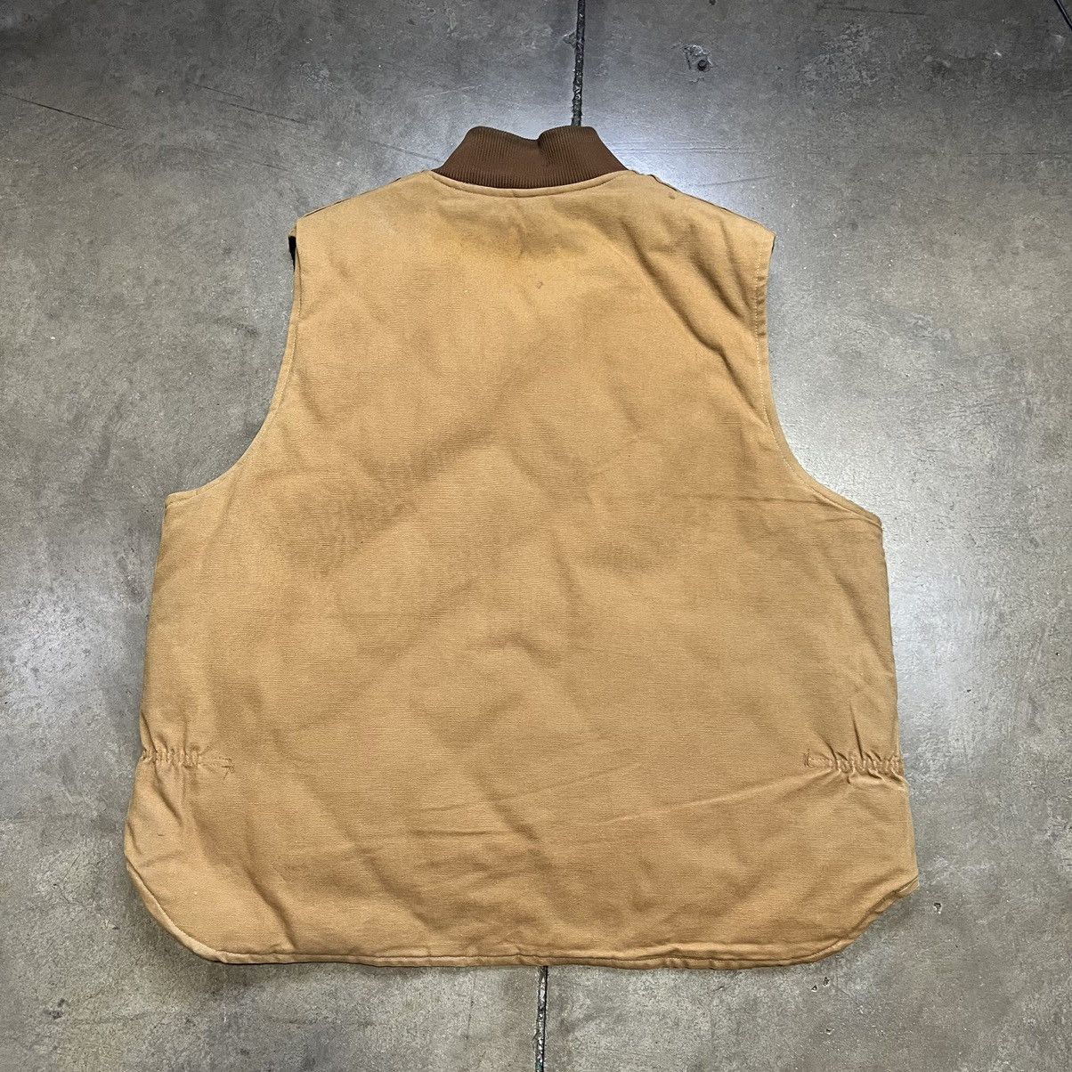 Carhartt × Vintage Vintage 90s Carhartt Vest Workwear Utility Made in USA Boxy Size US XXL / EU 58 / 5 - 5 Thumbnail