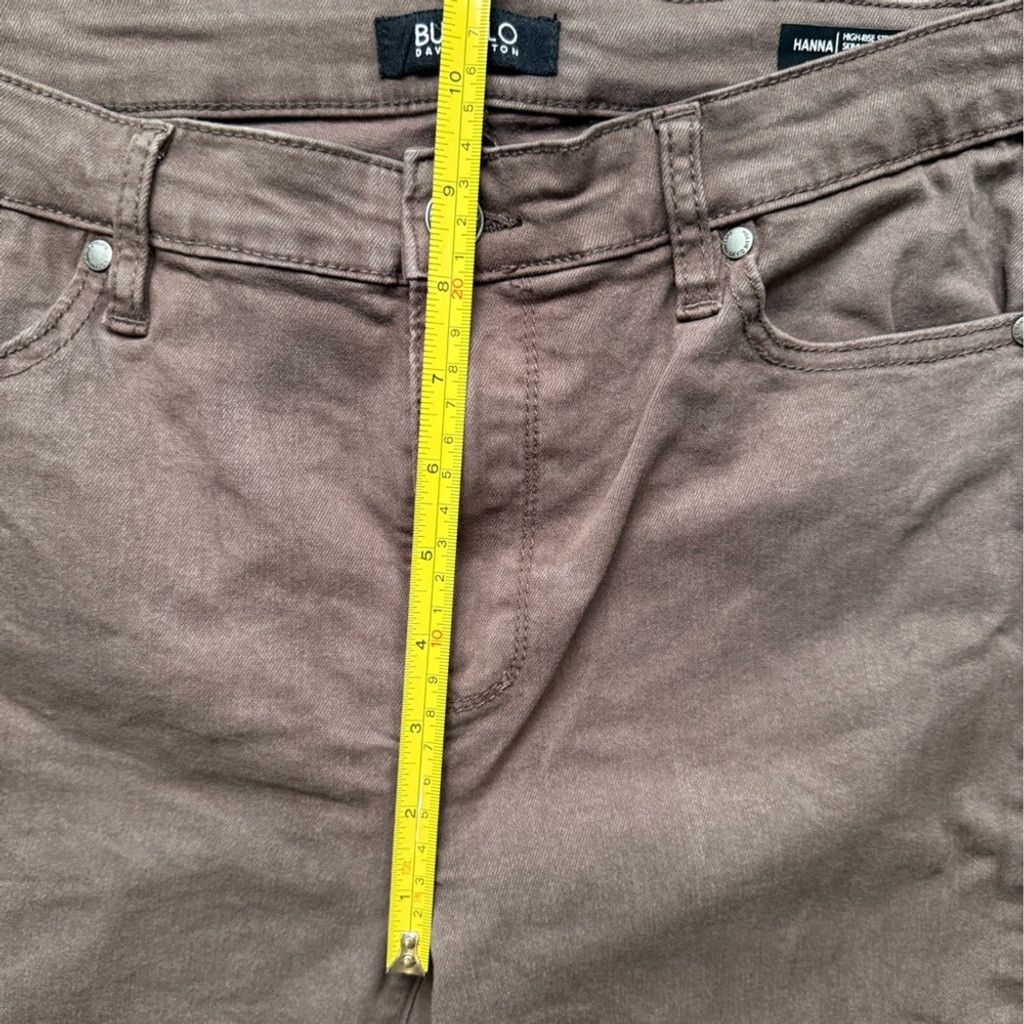 Buffalo David Bitton Buffalo David Bitton Women's Skinny Jeans - Brown Size 28" / US 6 / IT 42 - 7 Thumbnail