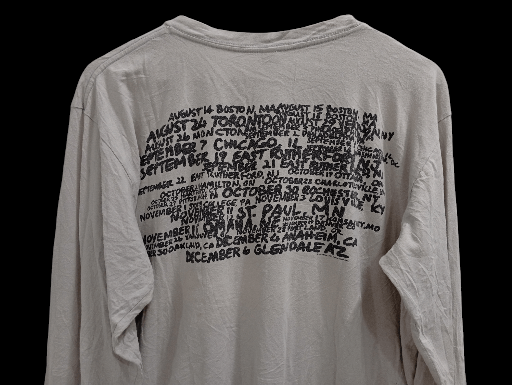 Band Tees × Vintage 🔥🔥Bruce Springsteen Wreckingball 2012 Tour LS T-Shirt Size US L / EU 52-54 / 3 - 19 Thumbnail