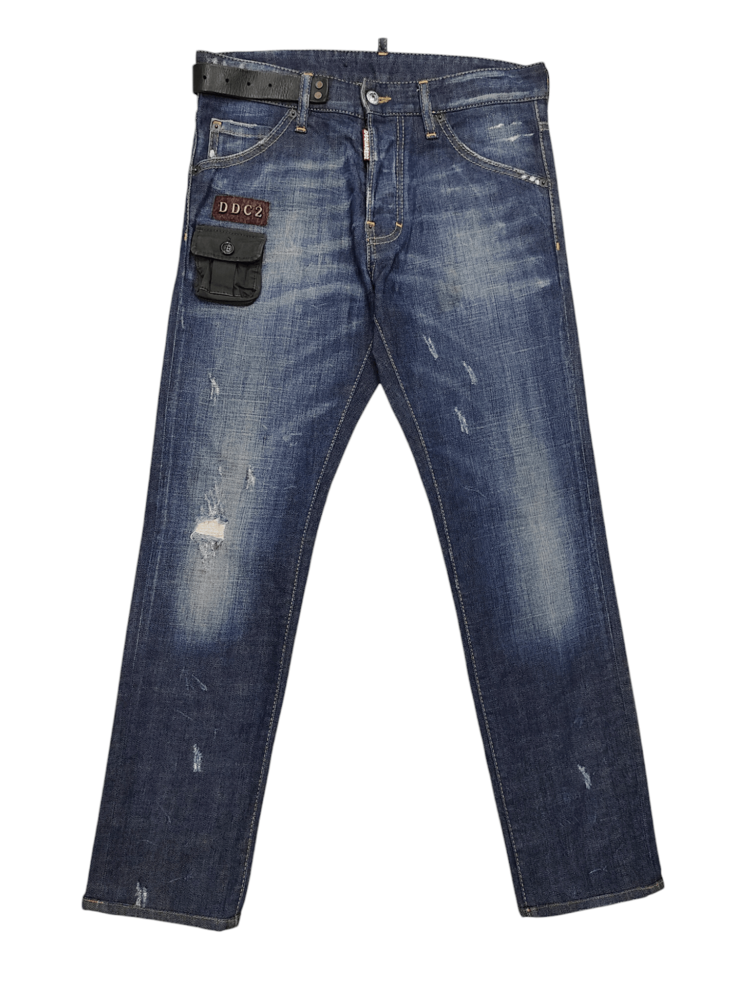 Dsquared2 Dsquared2 🇨🇦 DDC2 Cargo Pacth Distressed Utility Jeans Size US 31 - 2 Thumbnail