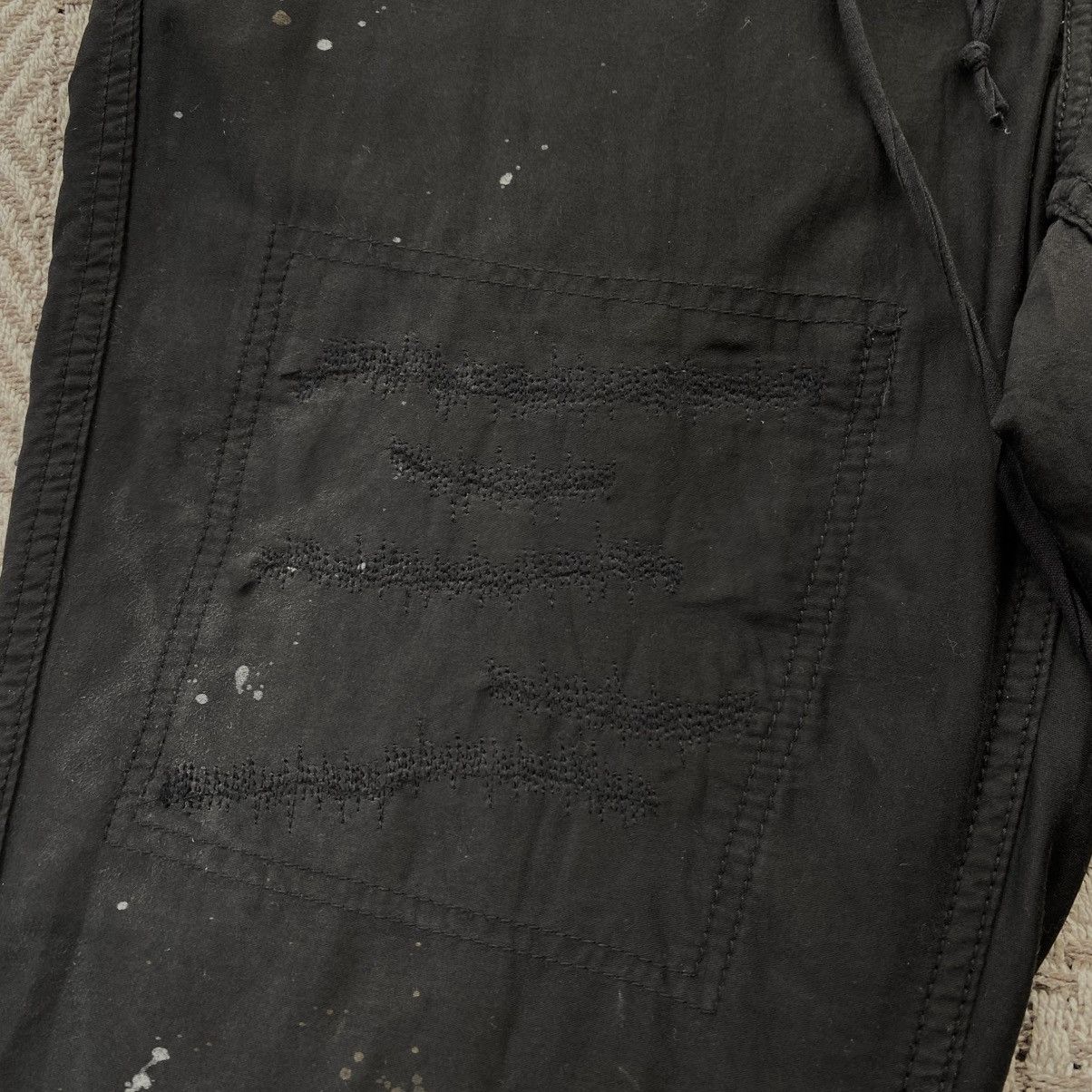 Maison MIHARA YASUHIRO Mihara Yasuhiro Paint Splatter Distressed Decorative Stitch Size US 32 / EU 48 - 11 Thumbnail