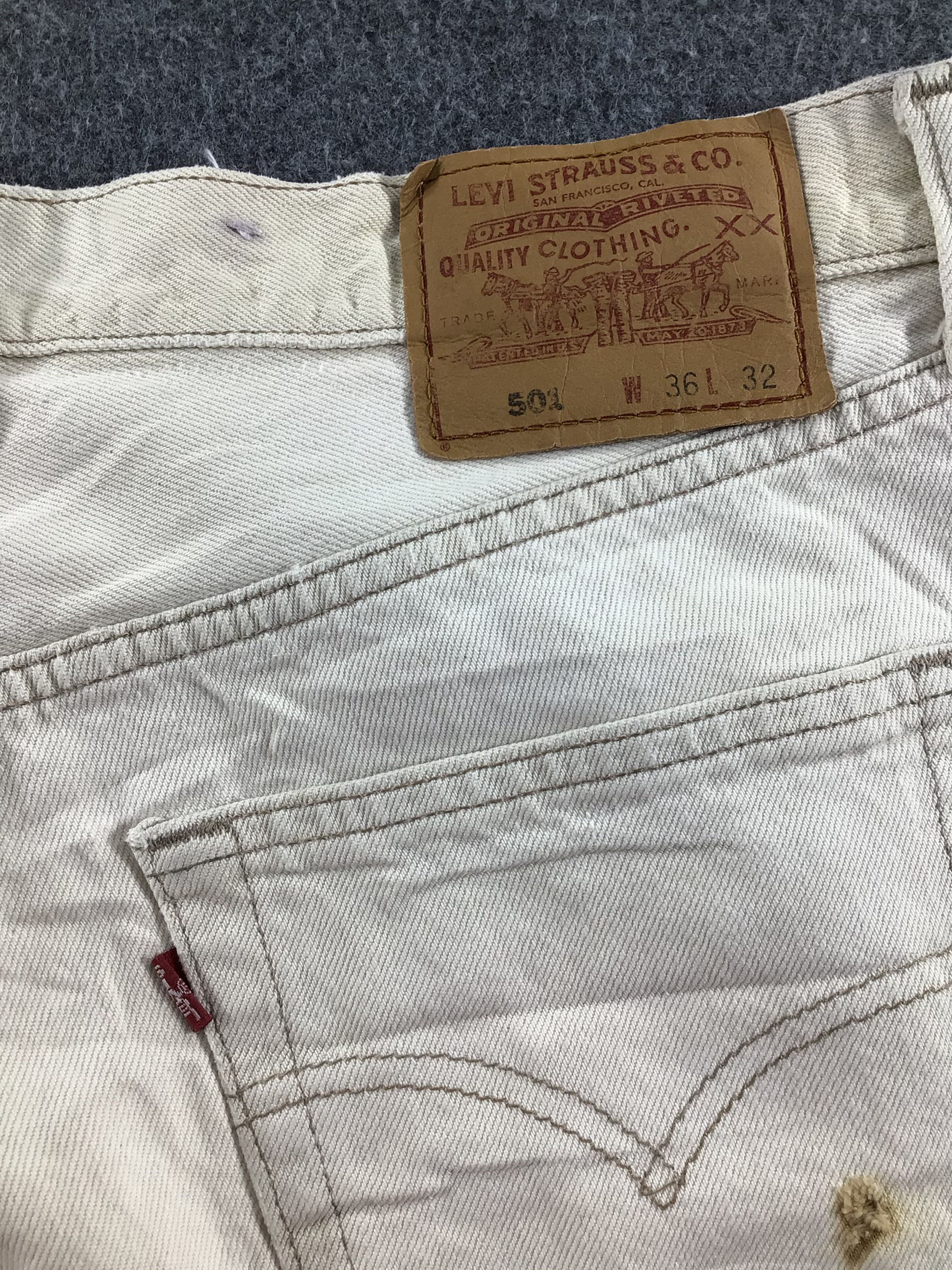 Levi's Vintage Clothing Vintage Levis 501 Jeans -J591 Size US 35 - 5 Thumbnail