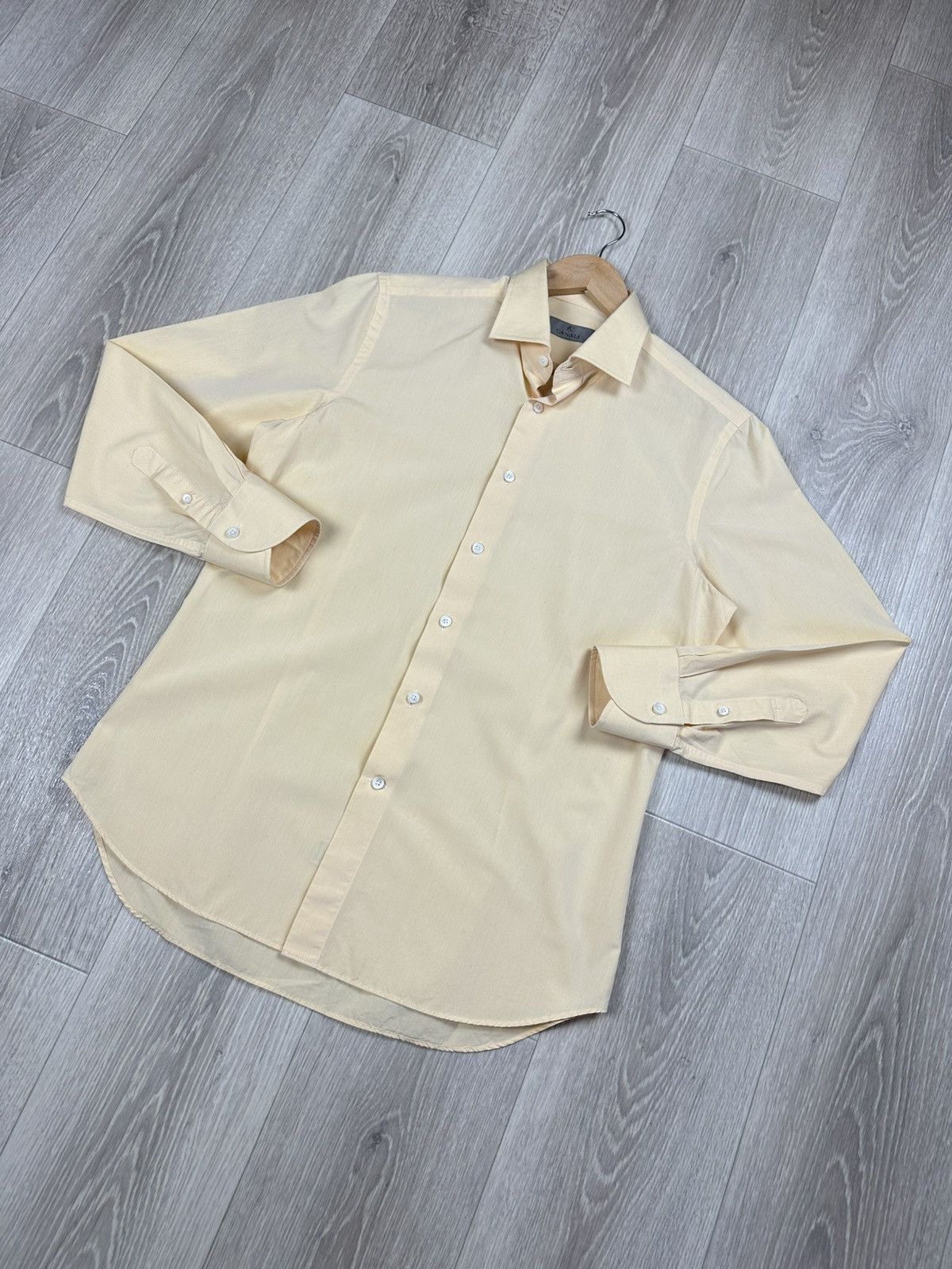 Canali Canali Long Sleeve Button Up Cotton Mens Shirt Size US L / EU 52-54 / 3 - 3 Thumbnail