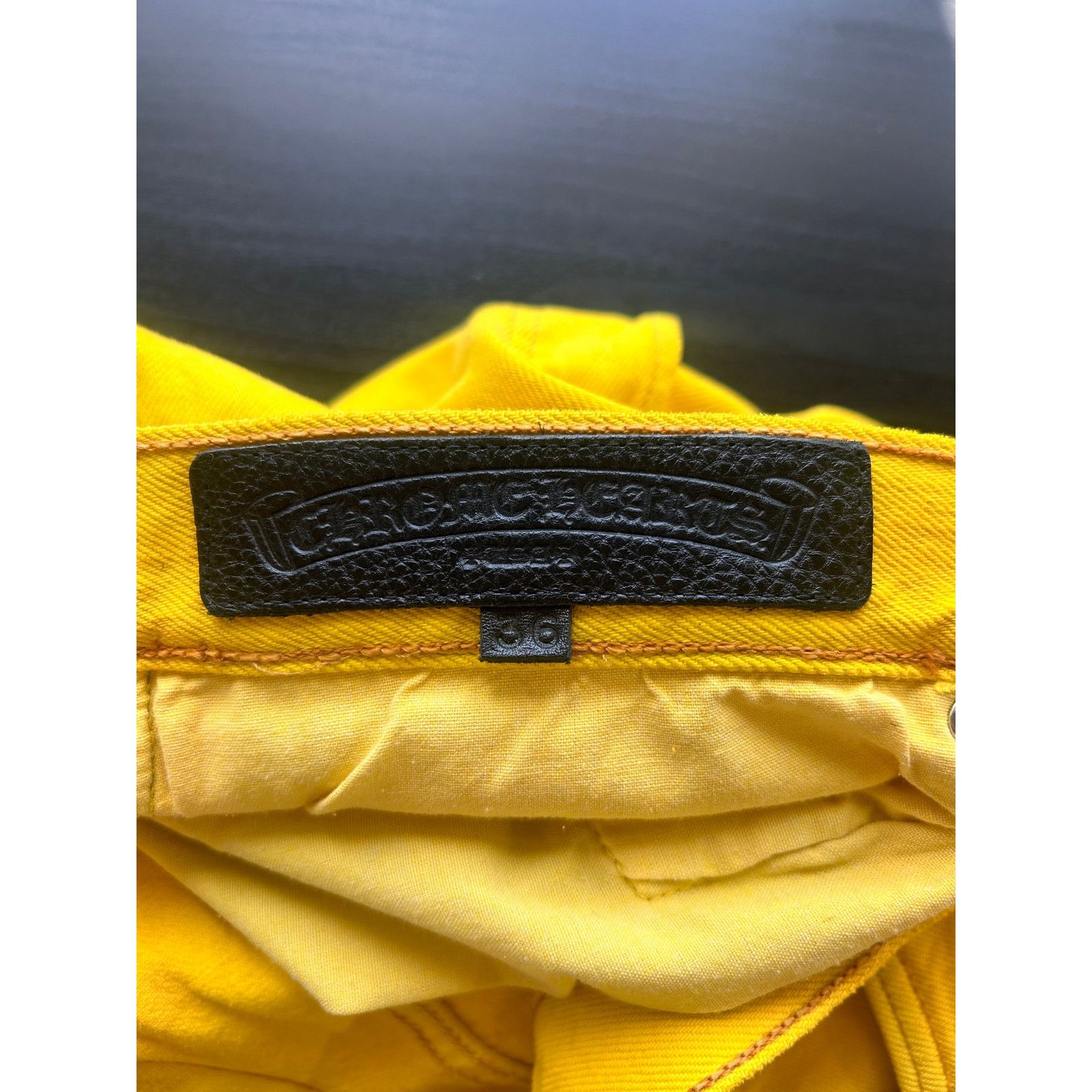 Chrome Hearts 34-Patch Yellow Levi’s Jeans Size US 36 / EU 52 - 4 Thumbnail