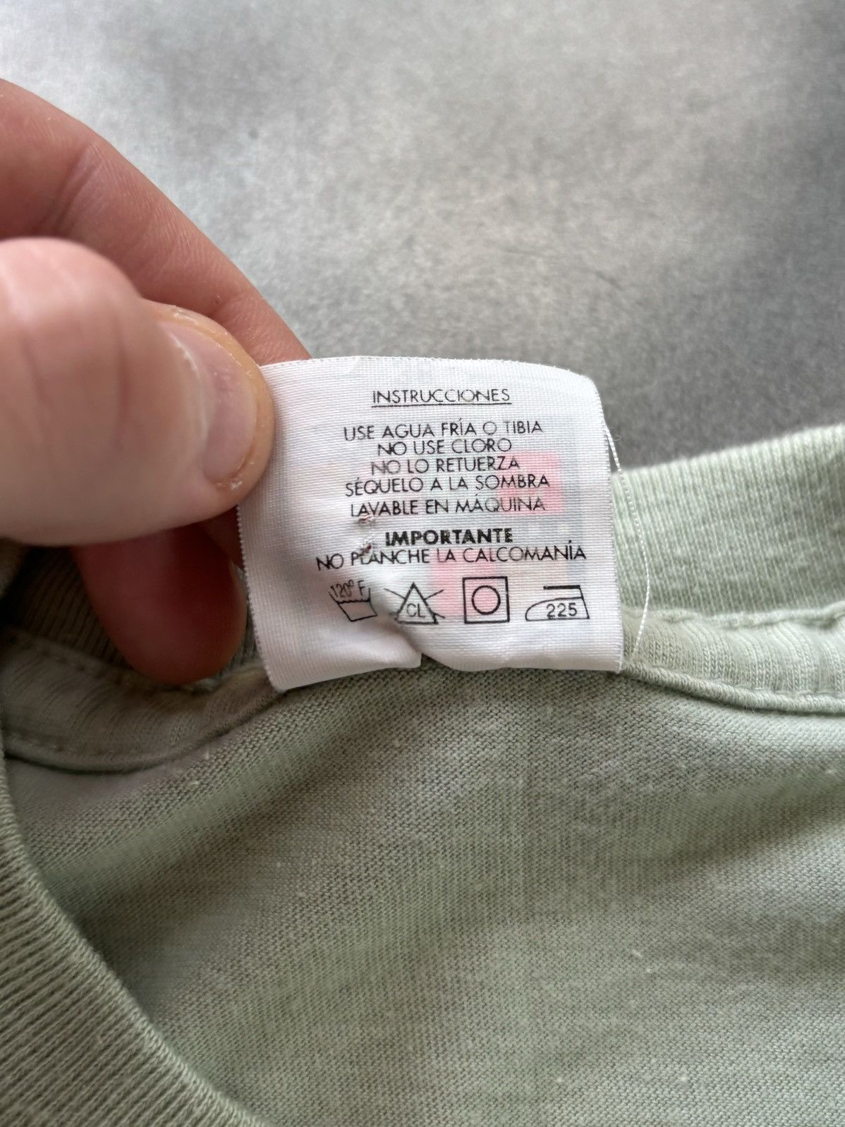 Anvil × Vintage Vintage Blank Tee Sage Green Small Du Marathon 90s 80s Baby Size US S / EU 44-46 / 1 - 5 Thumbnail