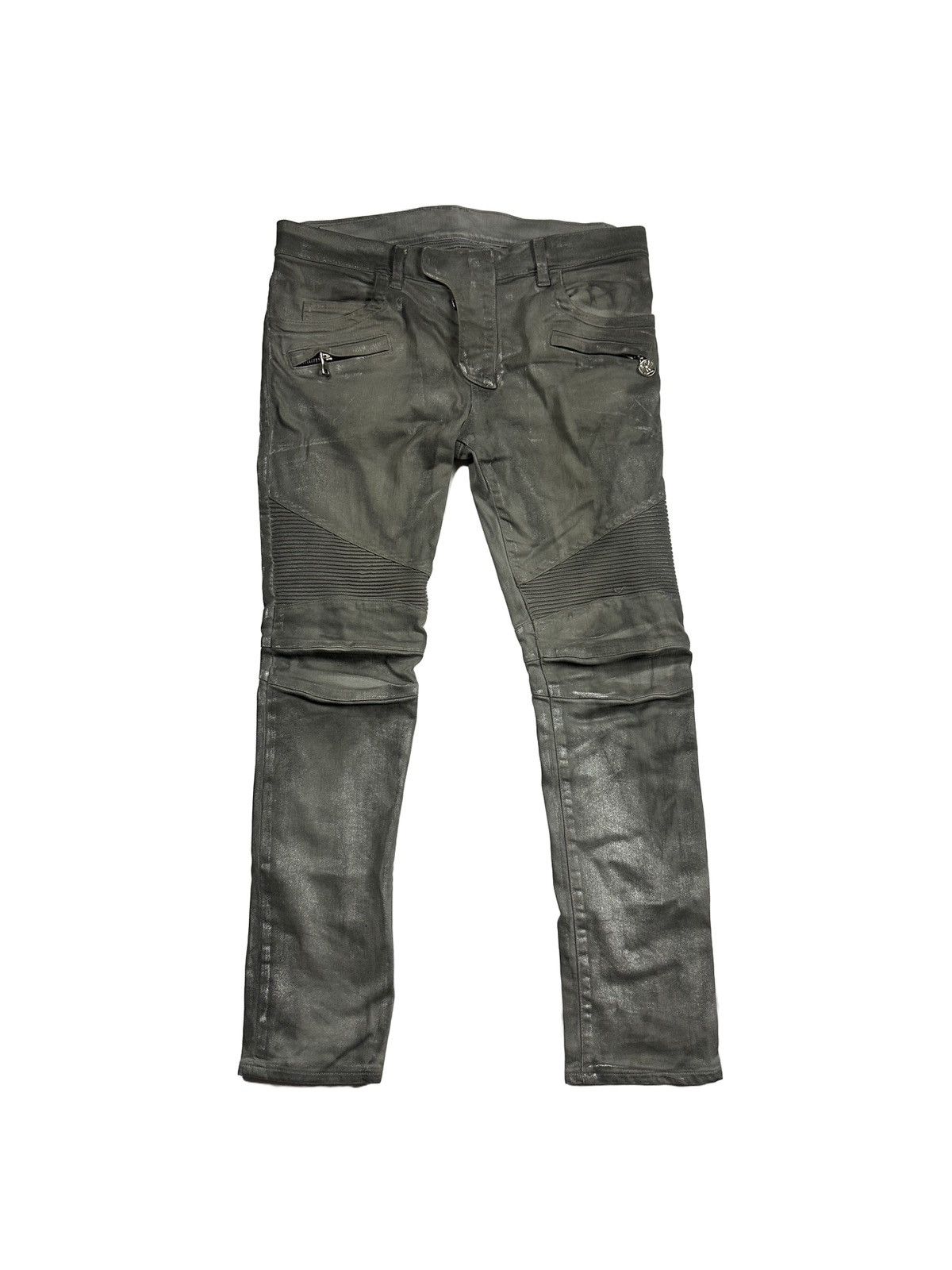 Balmain SS11 Decarnin Campaign Biker Jeans | Grailed
