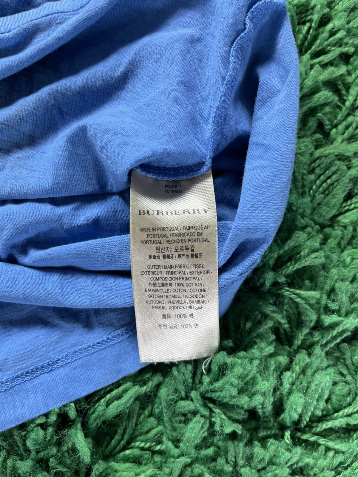Burberry Burberry Fence Tee Size US M / EU 48-50 / 2 - 3 Thumbnail