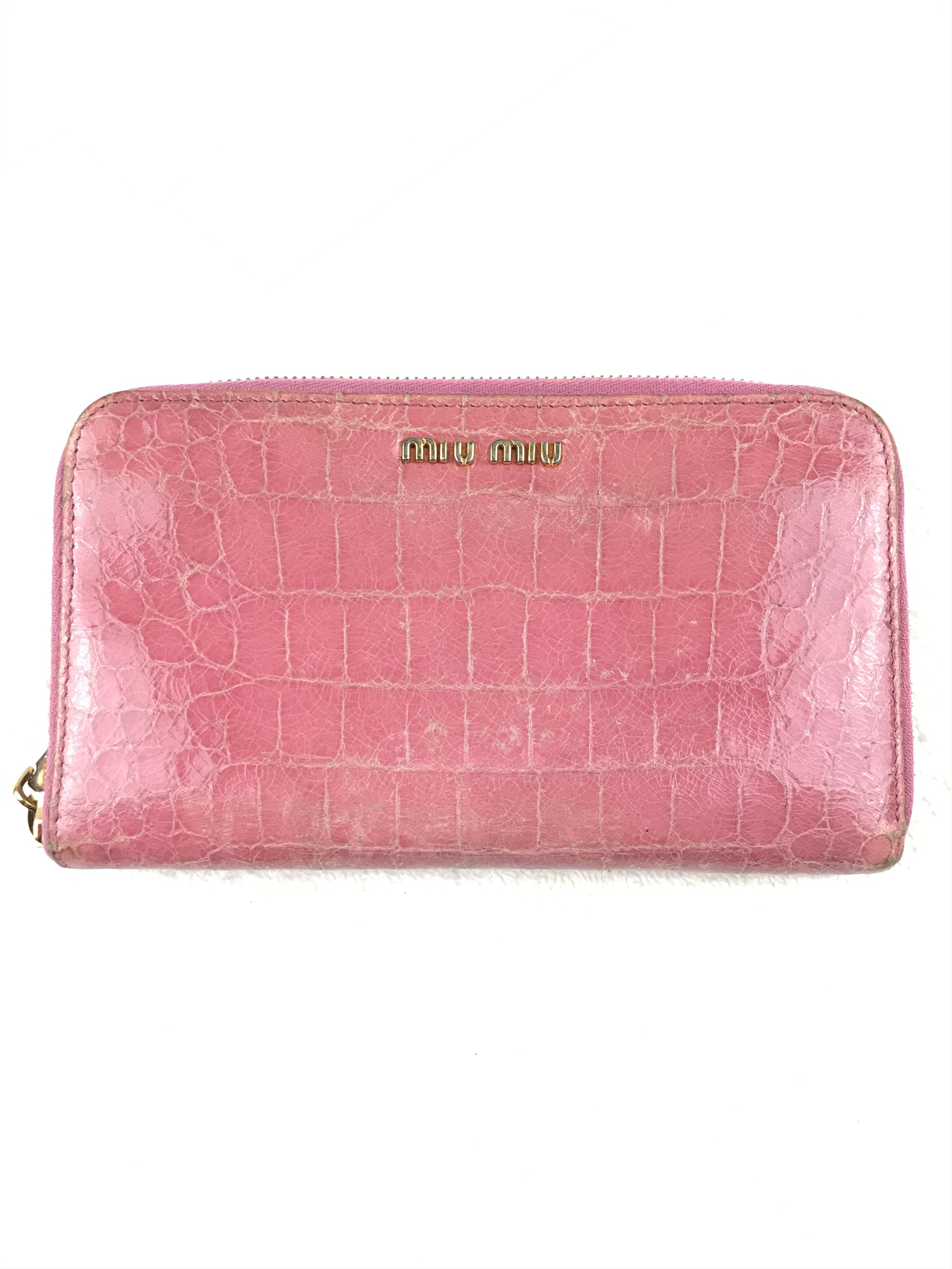 小物 archive miu miu Leather Wallet Wallets, Cardholders And Pouches - Small Leather Goods | Miu Miu
