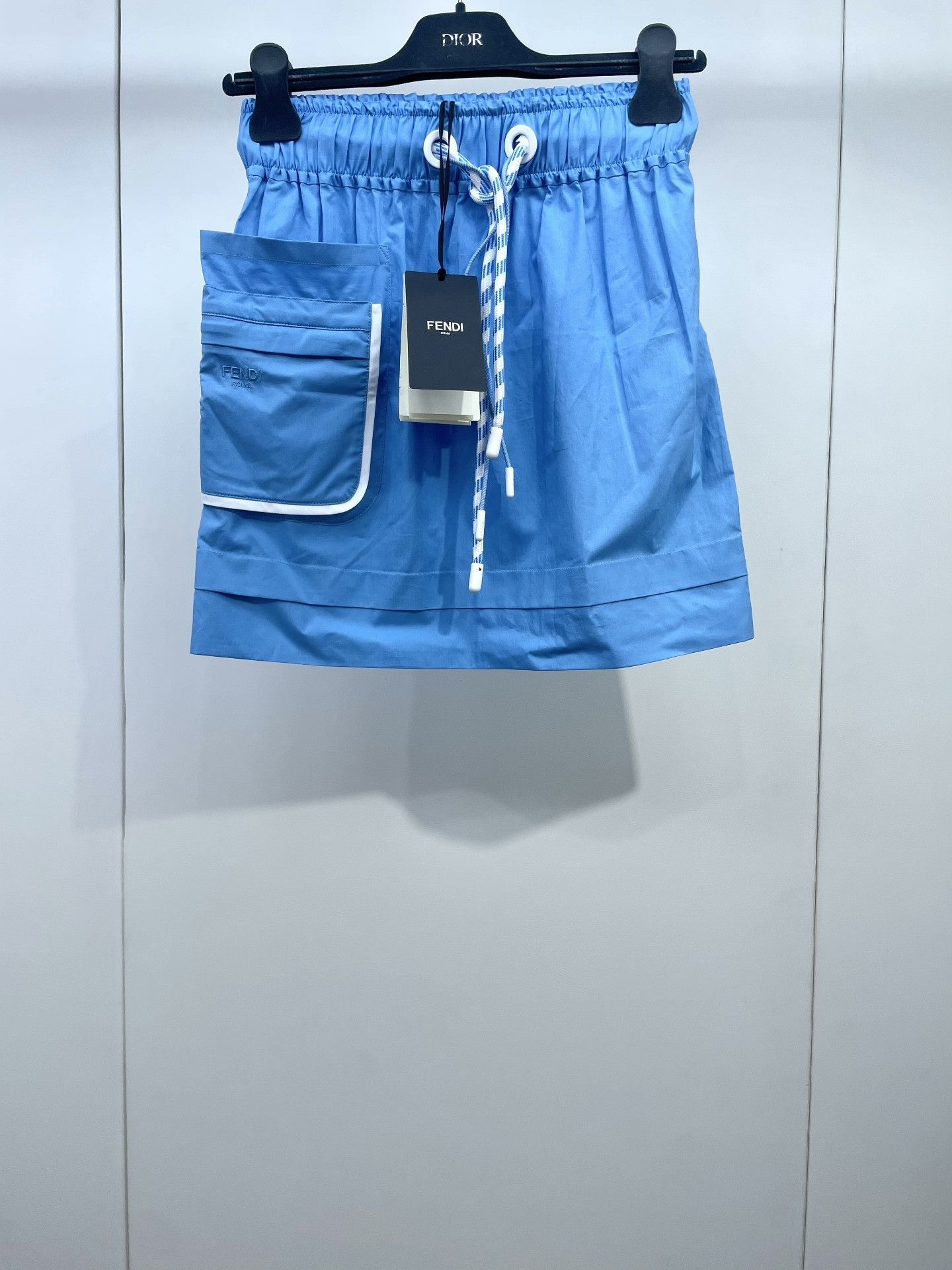 Fendi Fendi Blue Short Skirt Size 36" / US 14 / IT 50 - 1 Thumbnail