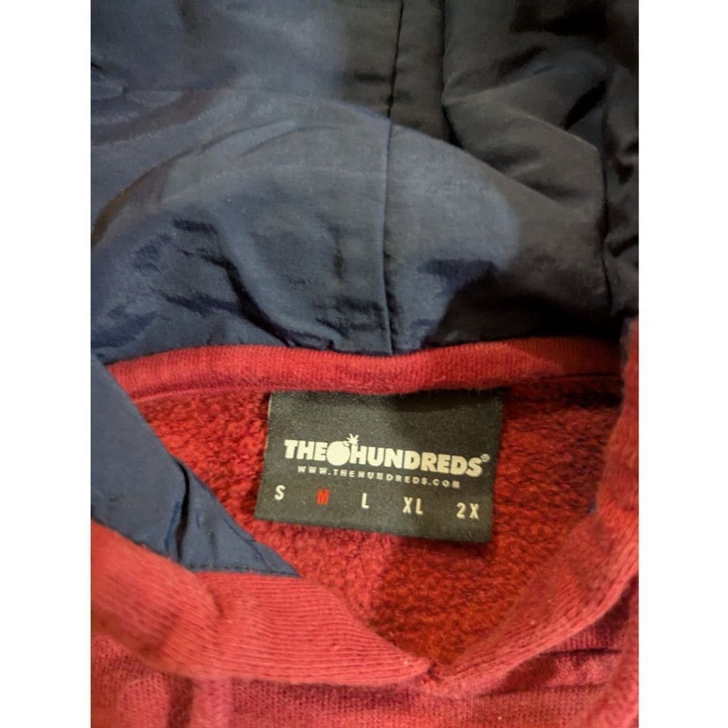 The Hundreds The Hundreds Hoodie Sweatshirt Size Medium Dark Red Size US M / EU 48-50 / 2 - 4 Thumbnail
