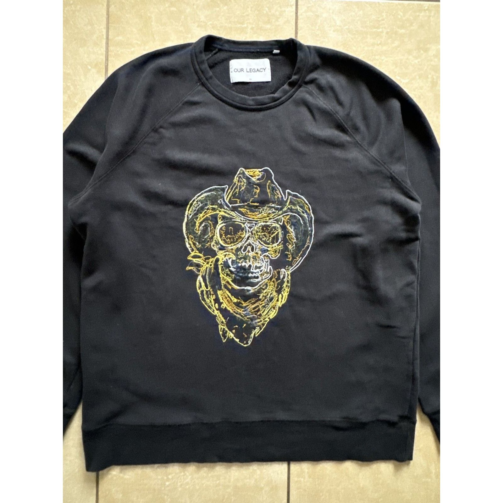 Our Legacy Our Legacy Neon Skull sweatshirt Size US M / EU 48-50 / 2 - 3 Thumbnail