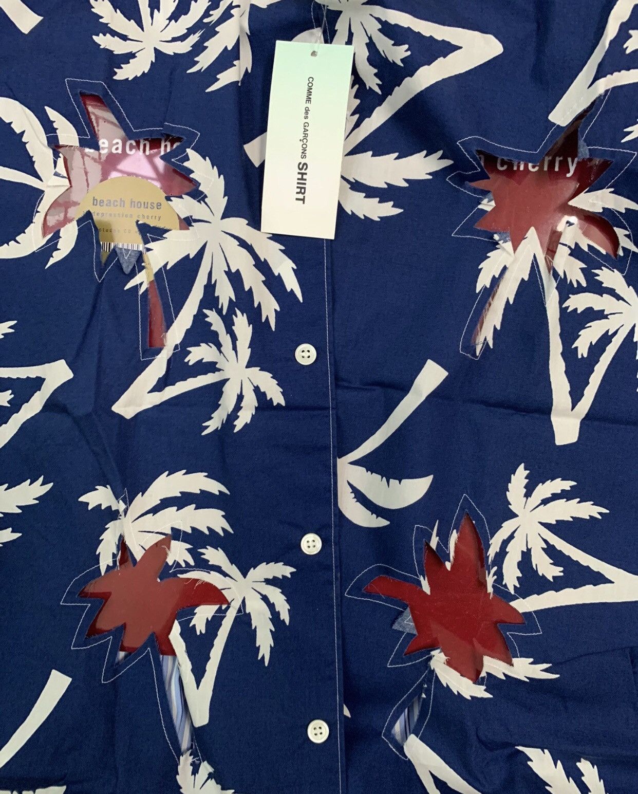 Comme des Garcons COMME DES GARCONS Hollow Palm Tree Shirt2412-Nextarrow Size US M / EU 48-50 / 2 - 3 Thumbnail