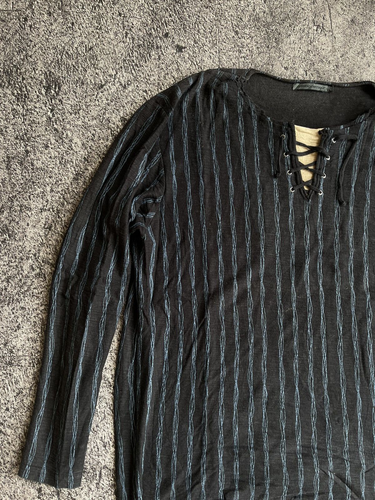 Japanese Brand Y2K Grass Hether laced ifsixwasnine long sleeve Size US L / EU 52-54 / 3 - 3 Thumbnail