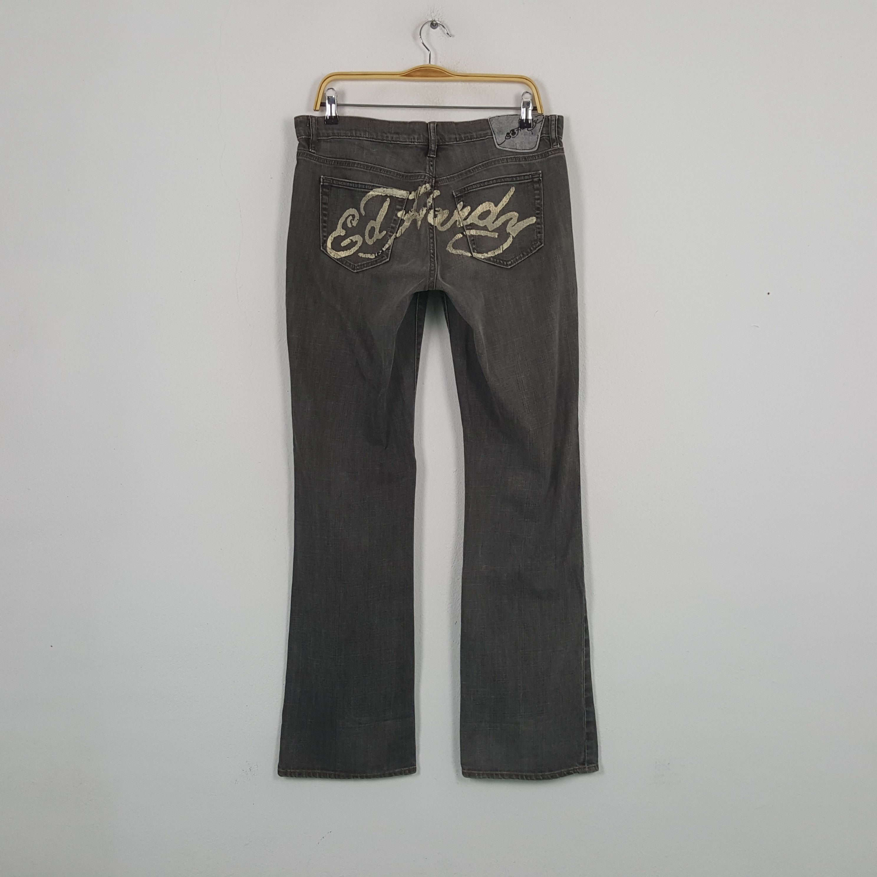 Christian Audigier × Ed Hardy × Vintage Vintage ED HARDEY Christian Audigier Designer Jeans C280N22 Size 34" / US 12 / IT 48 - 1 Thumbnail
