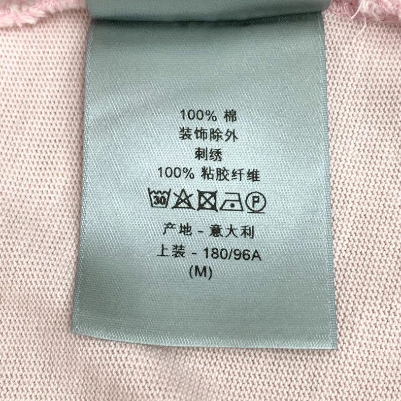 Dior Dior Pink logo letter embroidery cotton round-neck short-s Size US M / EU 48-50 / 2 - 8 Thumbnail