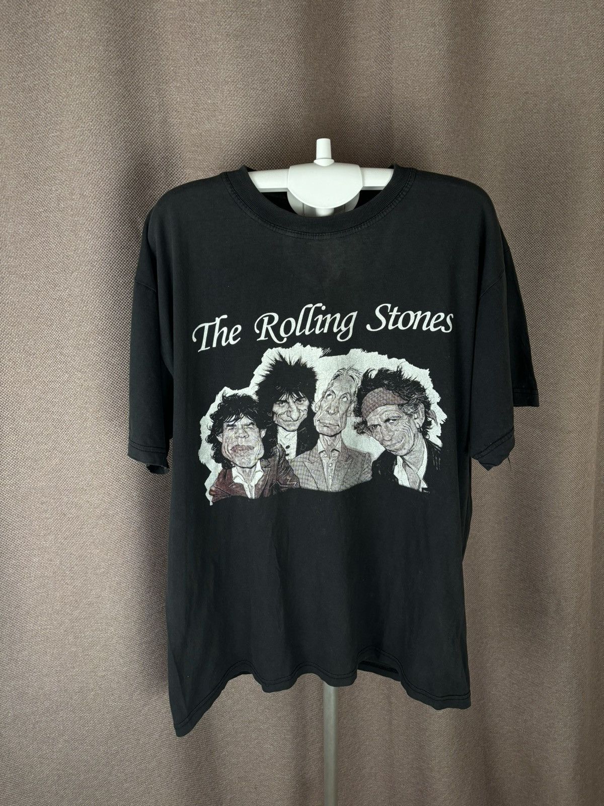 Band Tees The Rolling Stones Caricature Vintage Tee Size US XL / EU 56 / 4 - 1 Thumbnail