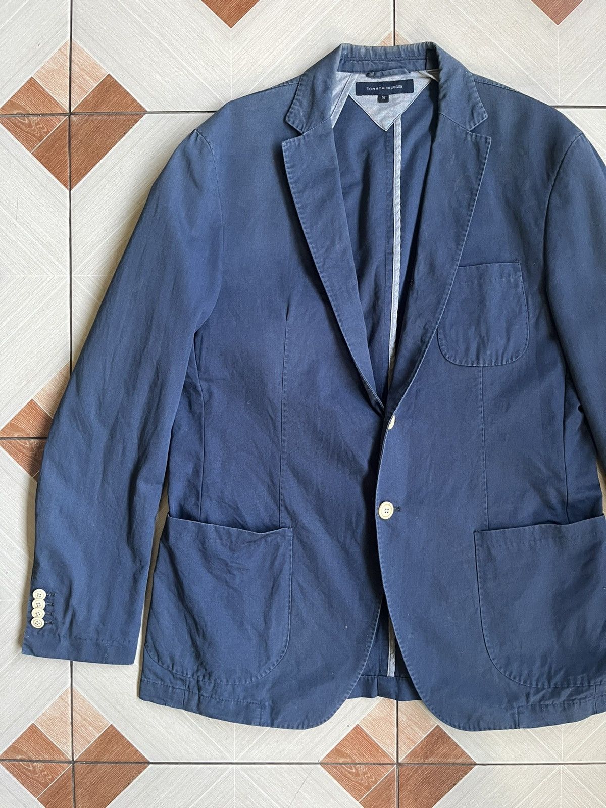 Tommy Hilfiger Tommy Hilfiger Blazer Size 44L - 2 Thumbnail