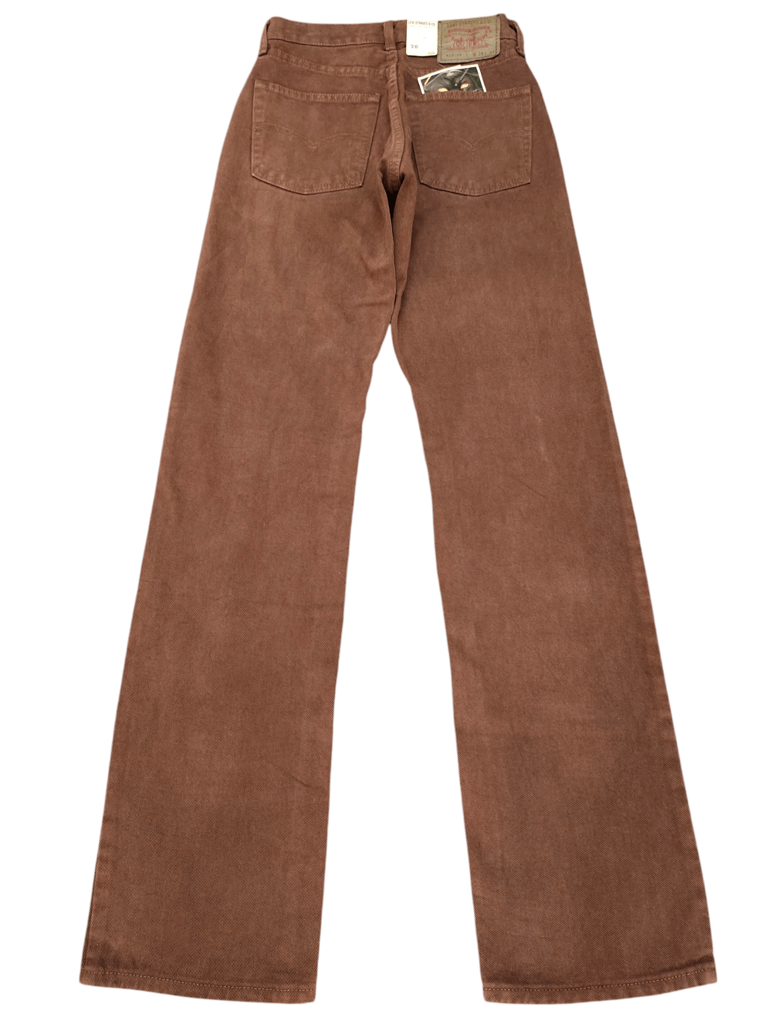 Vintage Levis 512 Dark Brown Denim Jeans Levis Colour