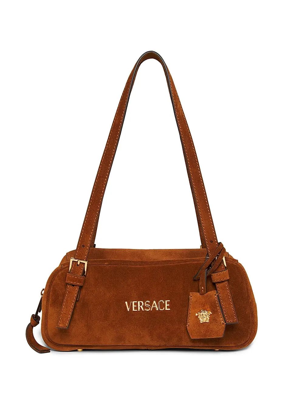 Versace os11x0326 Size: OS / Suede Shoulder Bag in Brown Size ONE SIZE - 1 Thumbnail