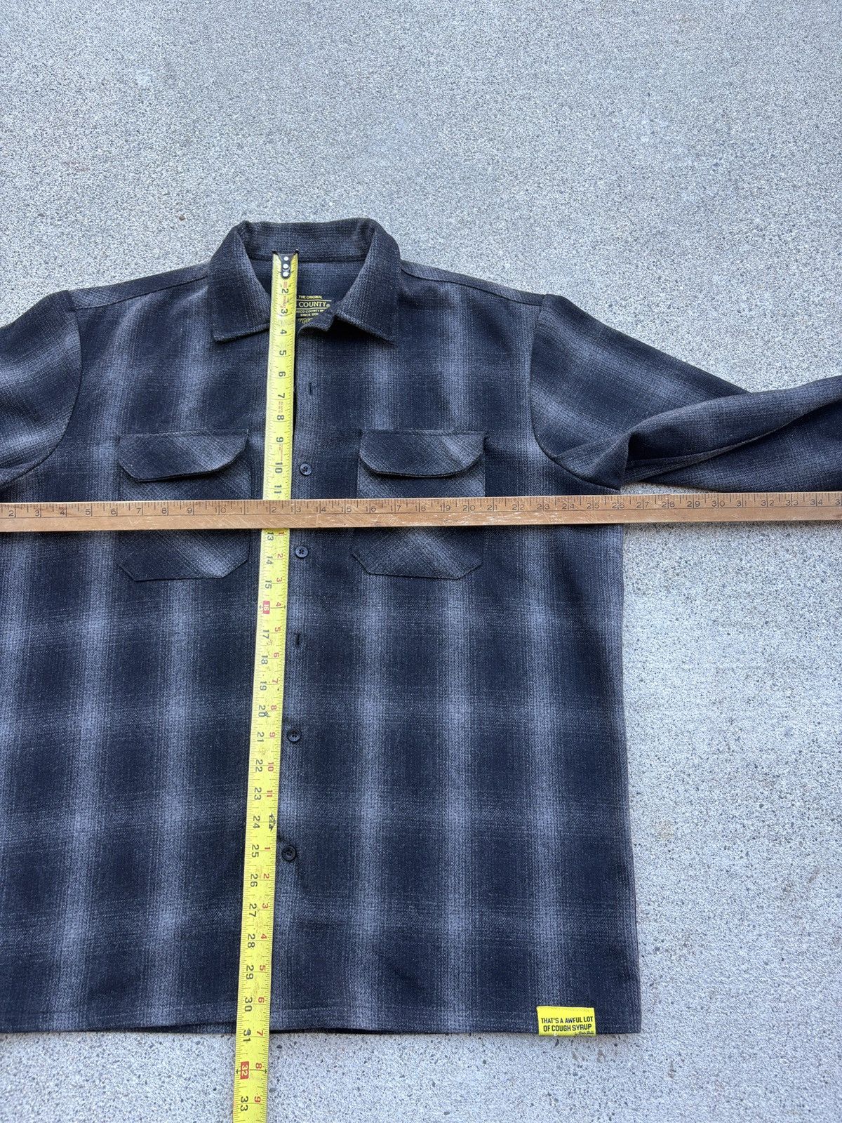 Awful Lot of Cough Syrup 2020 Awful Lot of Cough Syrup “Reverse Logo” Flannel Size L Size US L / EU 52-54 / 3 - 6 Thumbnail