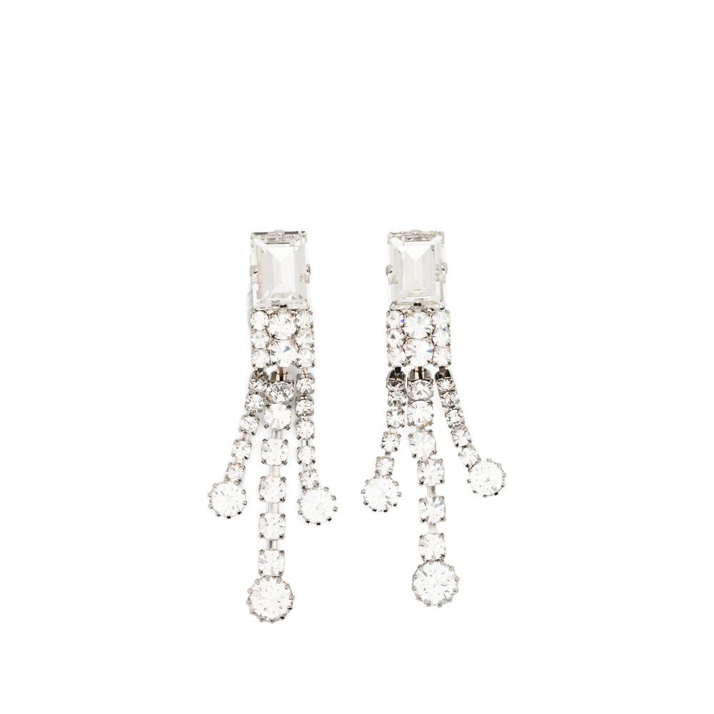 Alessandra Rich Alessandra Rich SILVER Earrings Size ONE SIZE - 1 Thumbnail