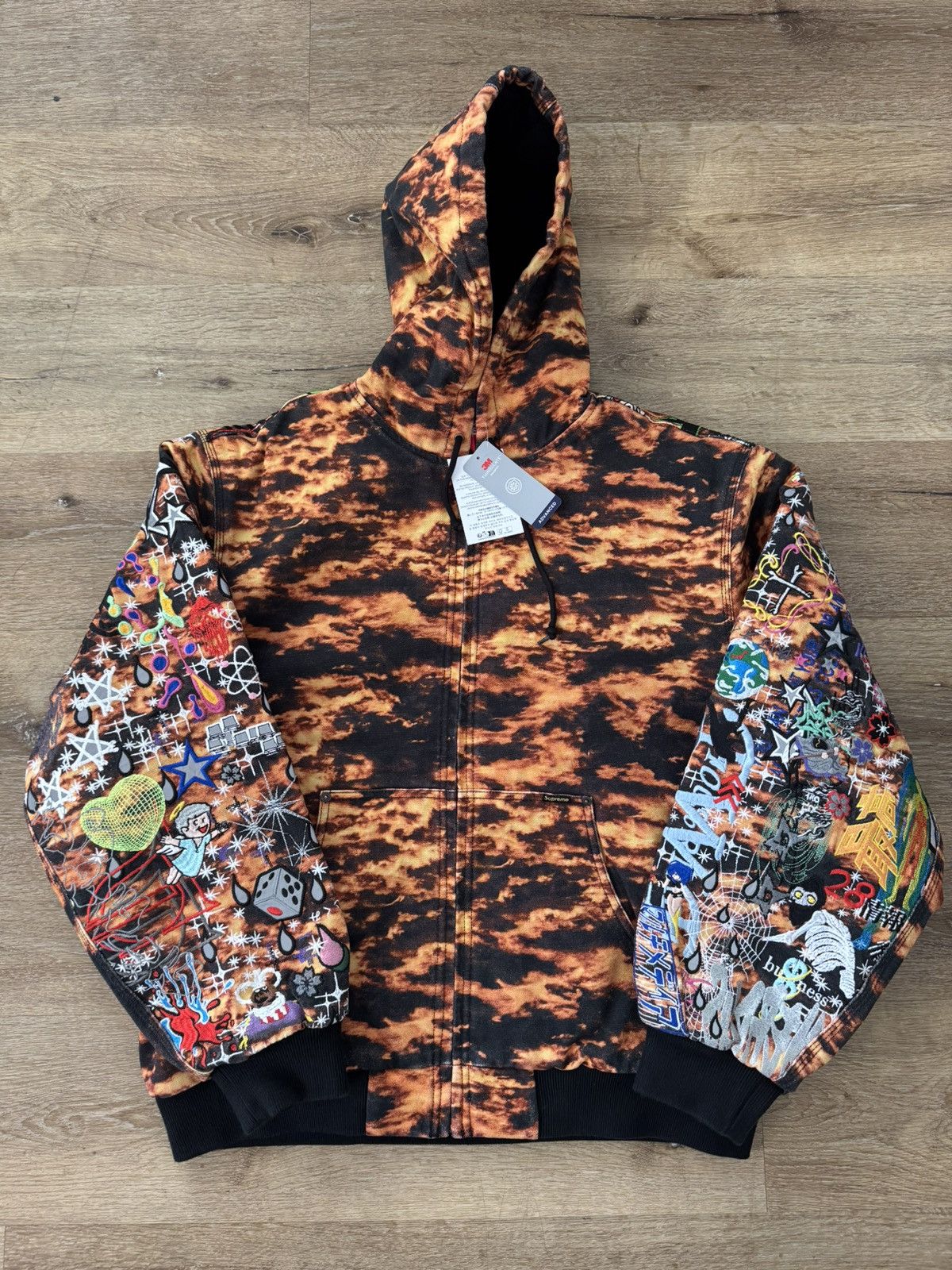 トップス AOI Embroidered Hooded Work Jacket XL AOI Embroidered Hooded Work Jacket | Supreme 25ss