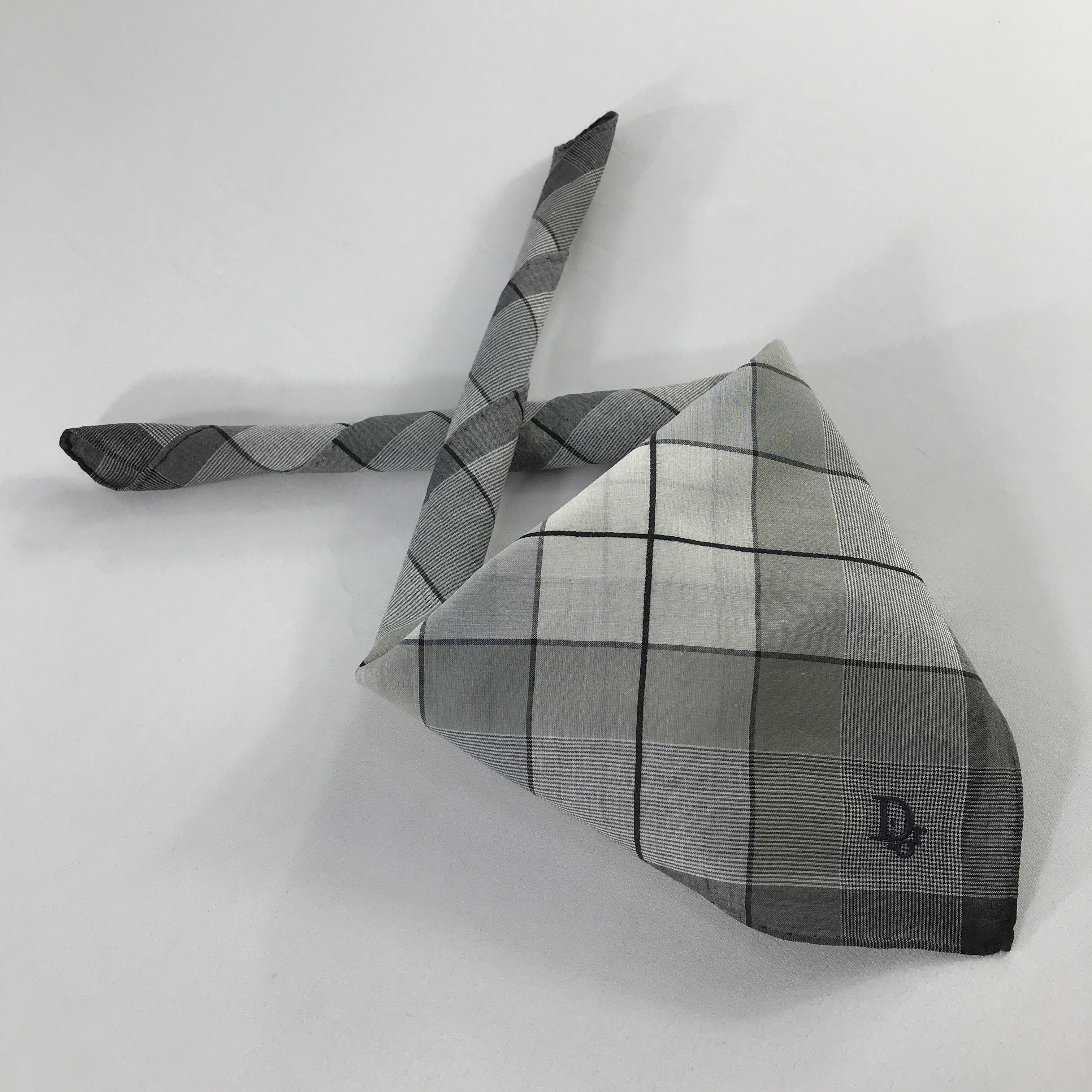 Christian Dior Monsieur × Vintage Christian Dior Bandana / Handkerchief / Neckerchief - S999 Size ONE SIZE - 4 Thumbnail