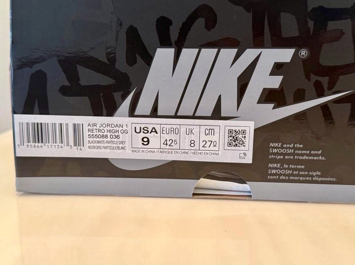 Jordan Brand Nike Air Jordan 1 Retro Hi OG Rebellionaire Size 9 M/10.5W Size US 9 / EU 42 - 8 Thumbnail