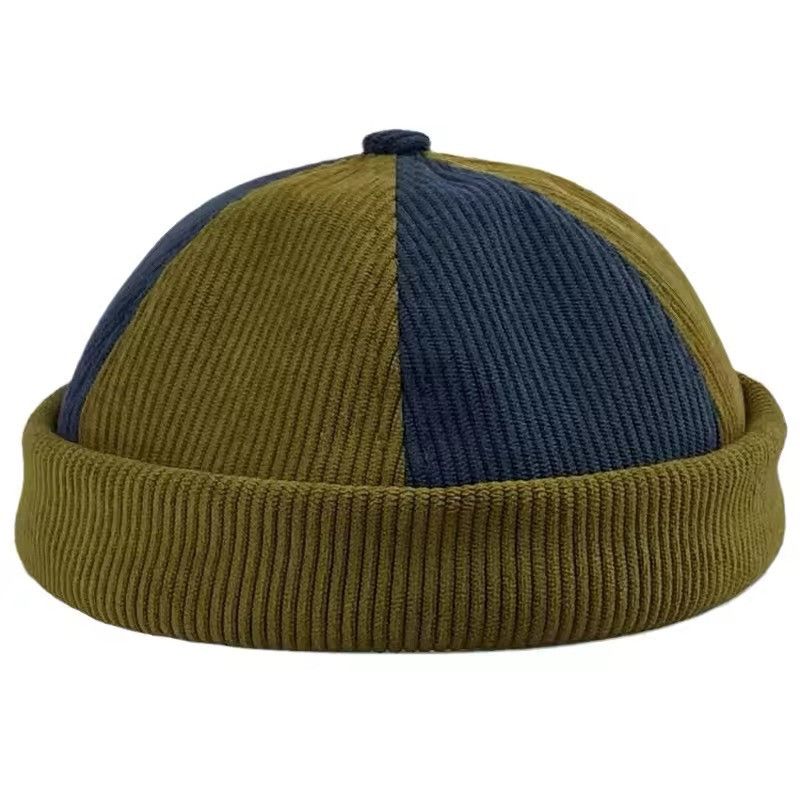 Japanese Brand Corduroy Brimless Melon Hat Size ONE SIZE - 1 Thumbnail