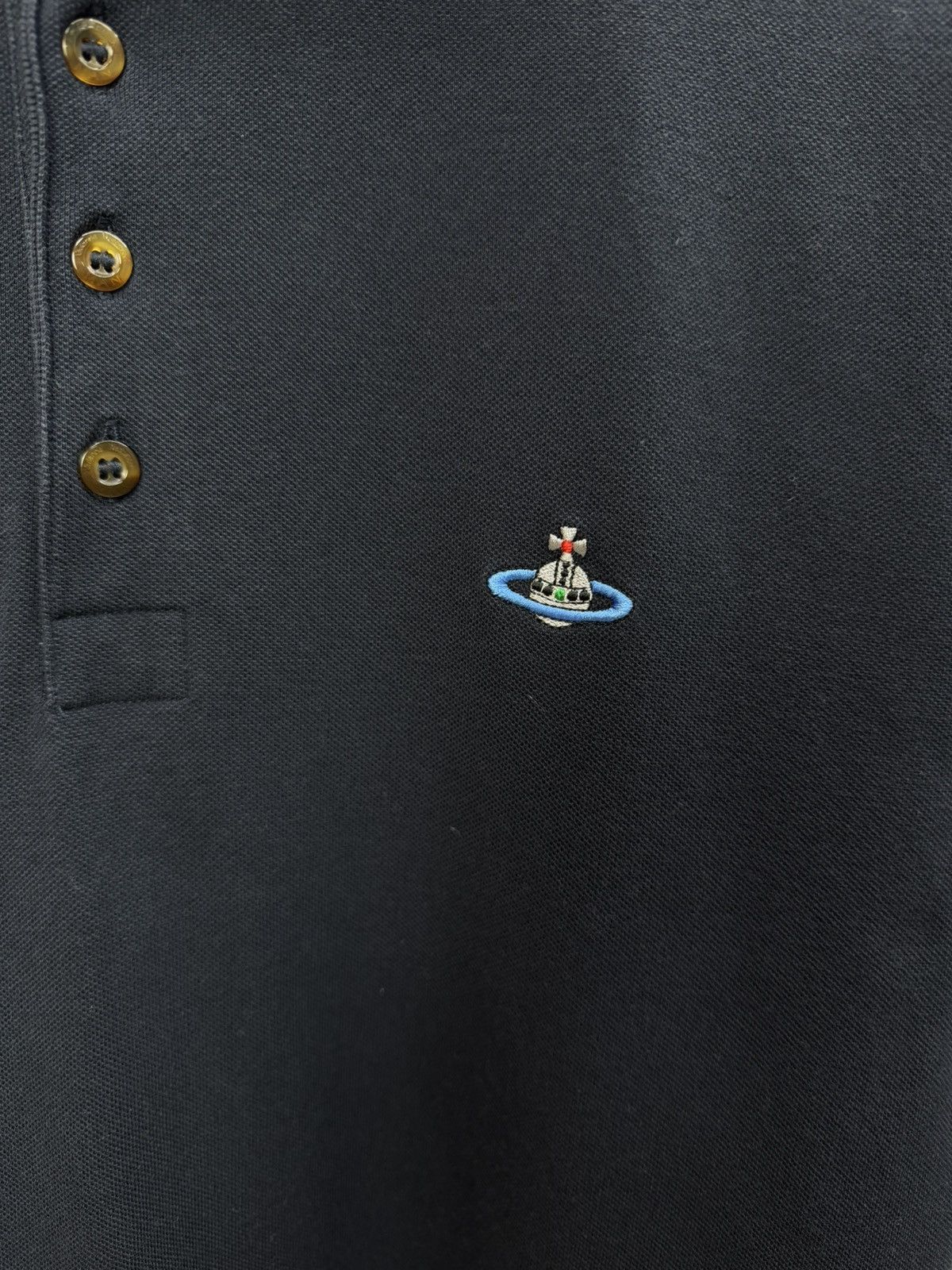 Vivienne Westwood Vivienne Westwood Man Polo Shirt Navy XL Orb Logo Size US XL / EU 56 / 4 - 6 Thumbnail