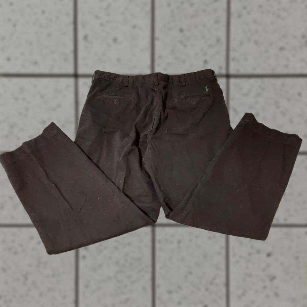 Polo Ralph Lauren Polo Ralph Lauren Pants Khaki Black 38x30 Men Slim Khakis Dress Chino Trousers Polo Ralph Lauren 38 30 Mens Pants Size US M / EU 48-50 / 2 - 1 Thumbnail