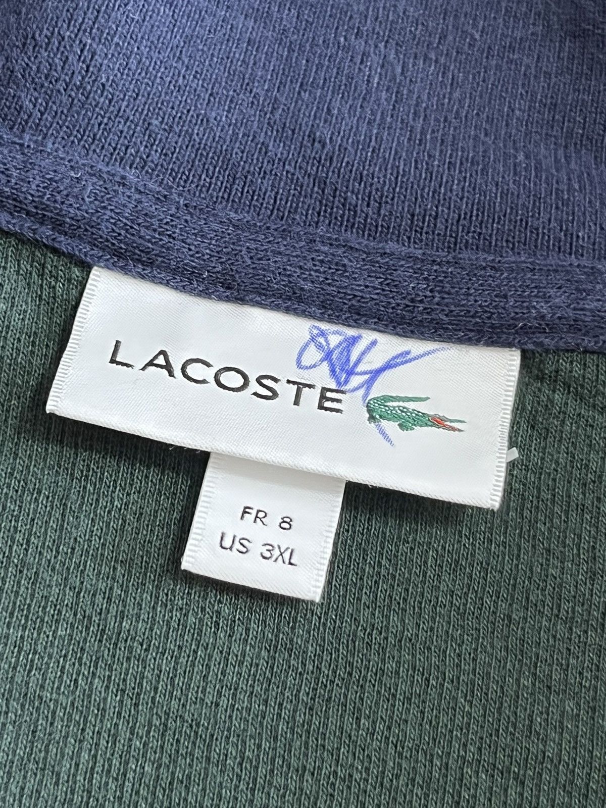 Lacoste Lacoste 1/4 Zip Green Pullover Size US XXL / EU 58 / 5 - 7 Thumbnail