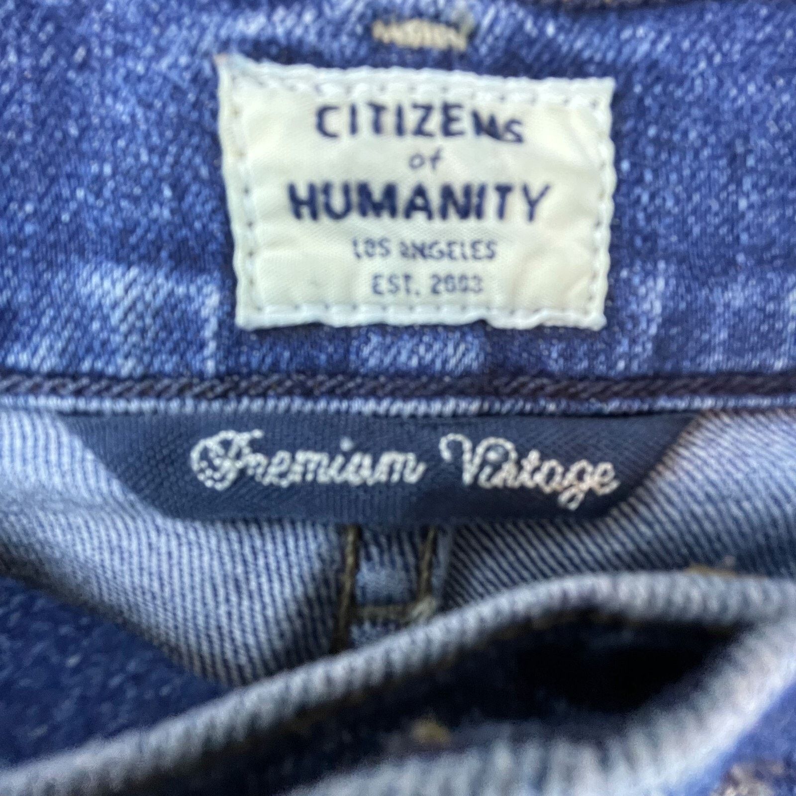Citizens Of Humanity Citizens of Humanity Jeans Womens 27 BootCut Blue Ripped Raw Size 27" / US 4 / IT 40 - 3 Thumbnail