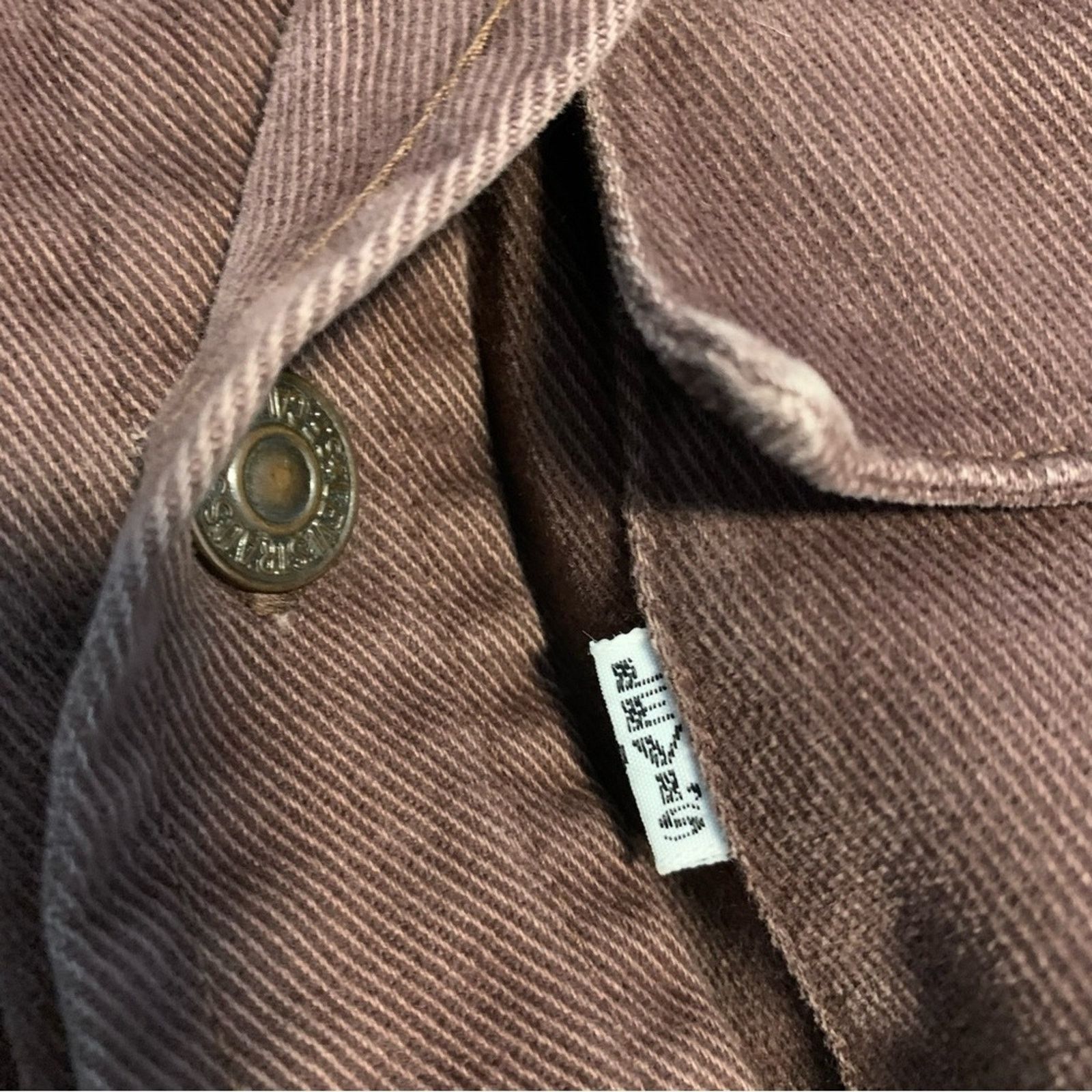 Levi's Vintage 1970s Levi's Brown Button-Down Cotton Jacket Big E Size US M / EU 48-50 / 2 - 7 Thumbnail