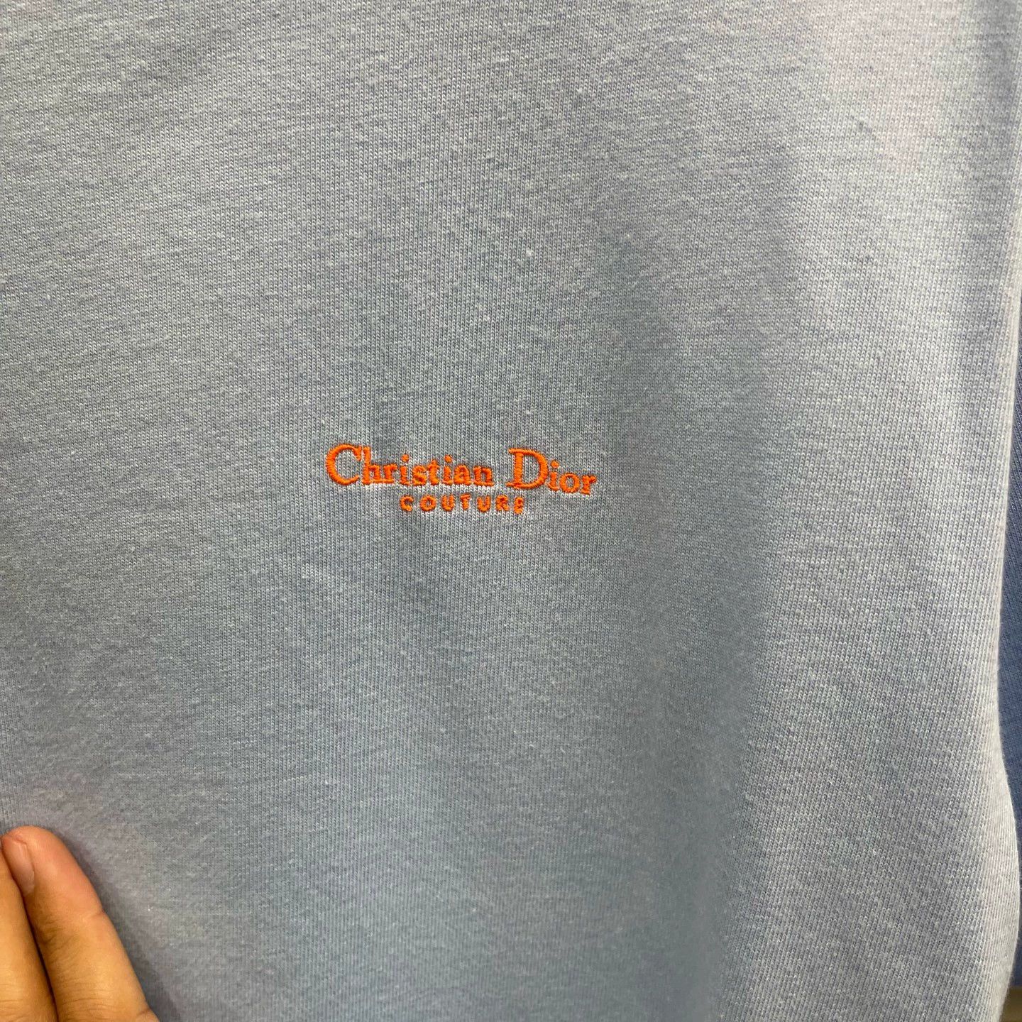 Dior Dior 24 Blue Logo Embroidery Tee XS New Size US XS / EU 42 / 0 - 4 Thumbnail